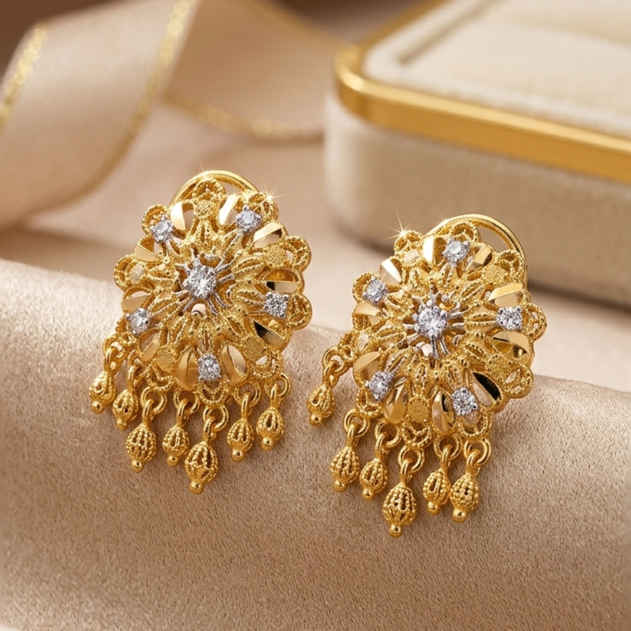 RP Gold Sunburst Studs (FSE264)
