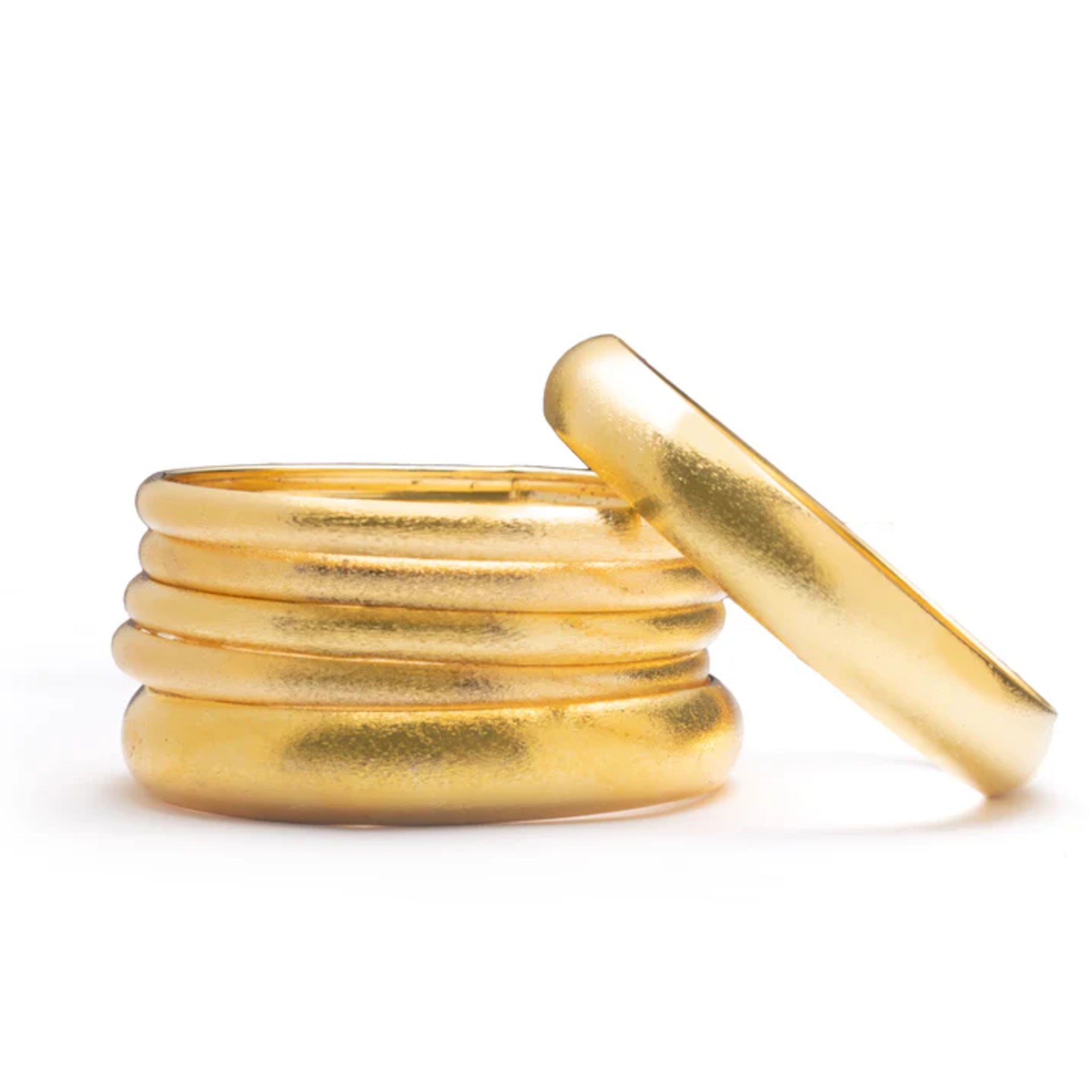 Gold Plain Bangles (FSB22)