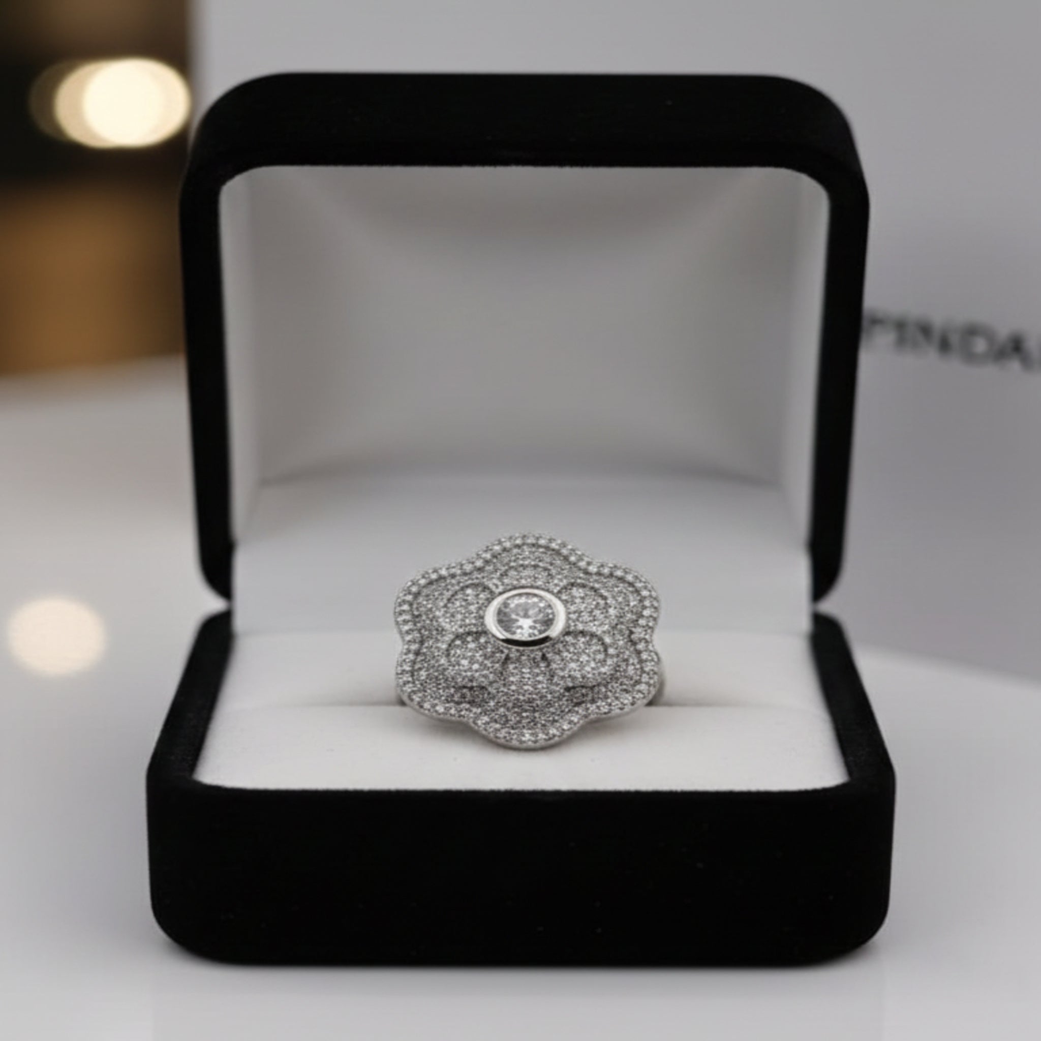 Silver Flower Karrat Ring (FSR158)