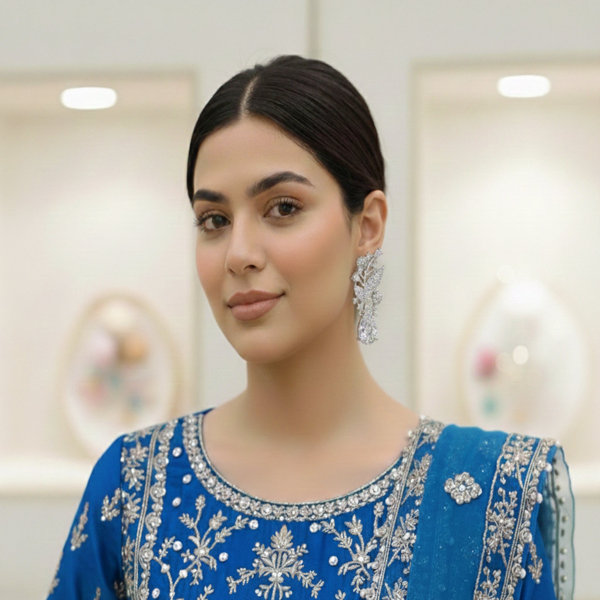 AD Stylish Ear Rings (FSE184)