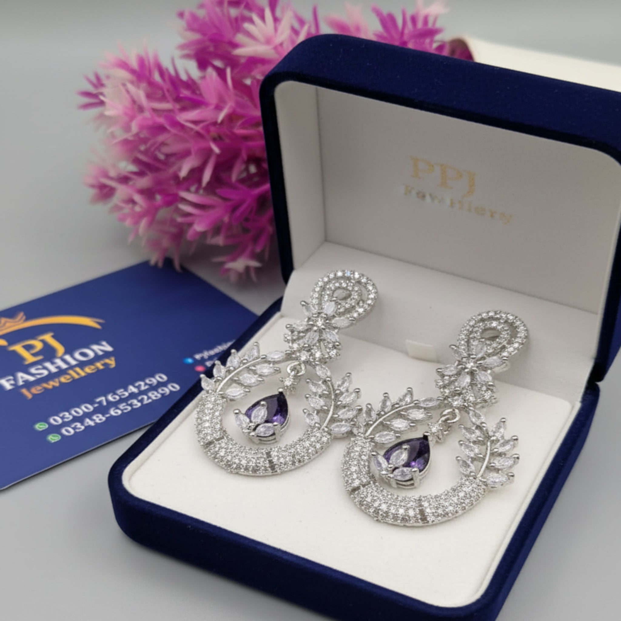 Decent Fancy AD Ear Rings (FSE187)