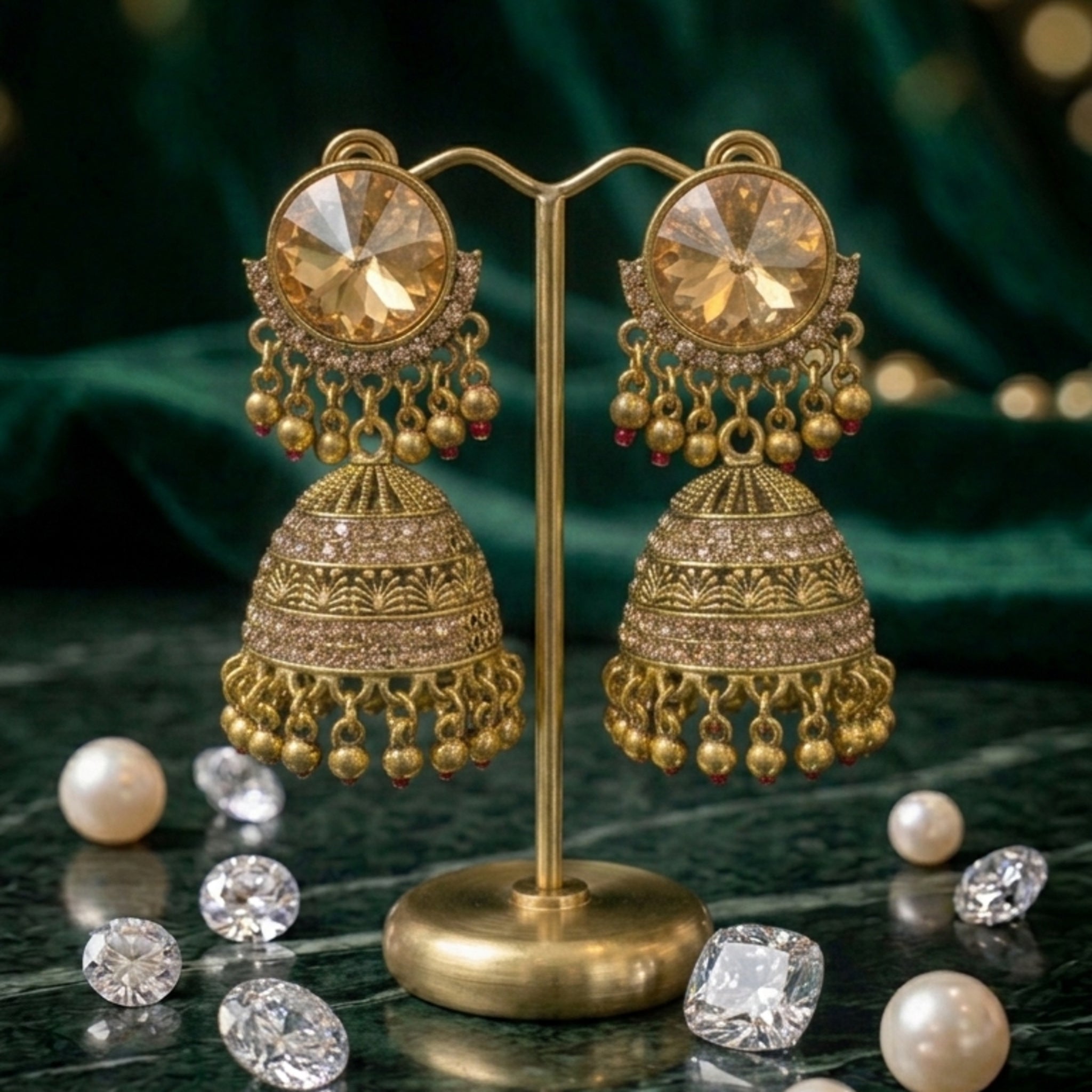 Antique Jhumka Earrings (FSE239)