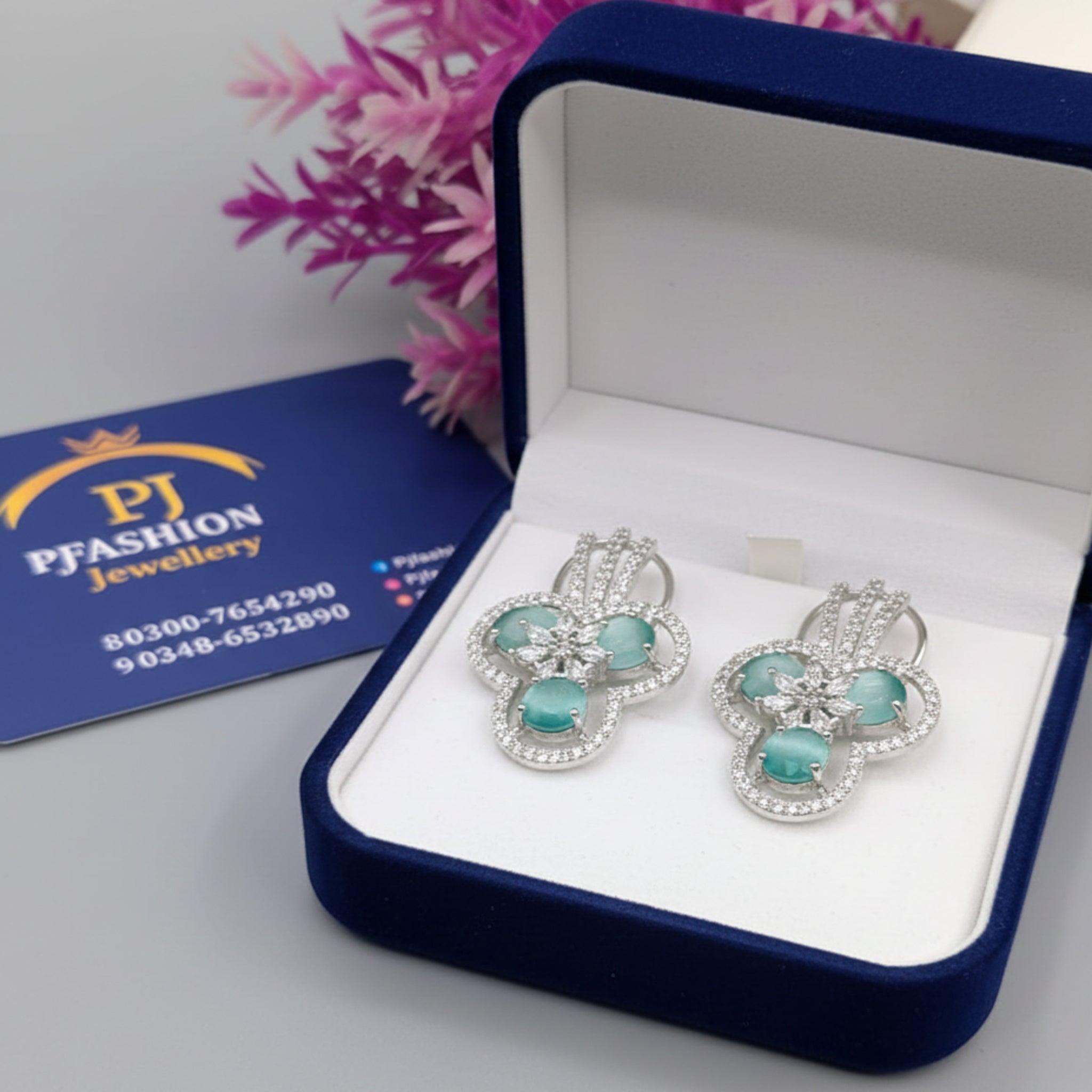 Delicate Fancy AD Ear Rings (FSE188)