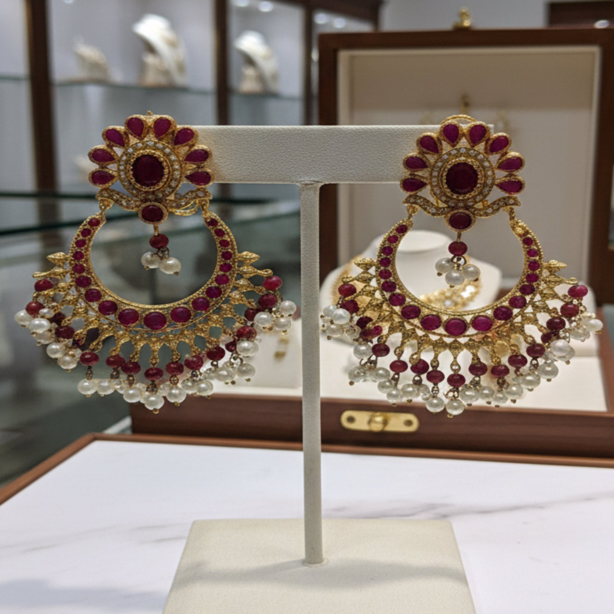 Artistic 3D Floral Statement Earrings (FSE231)