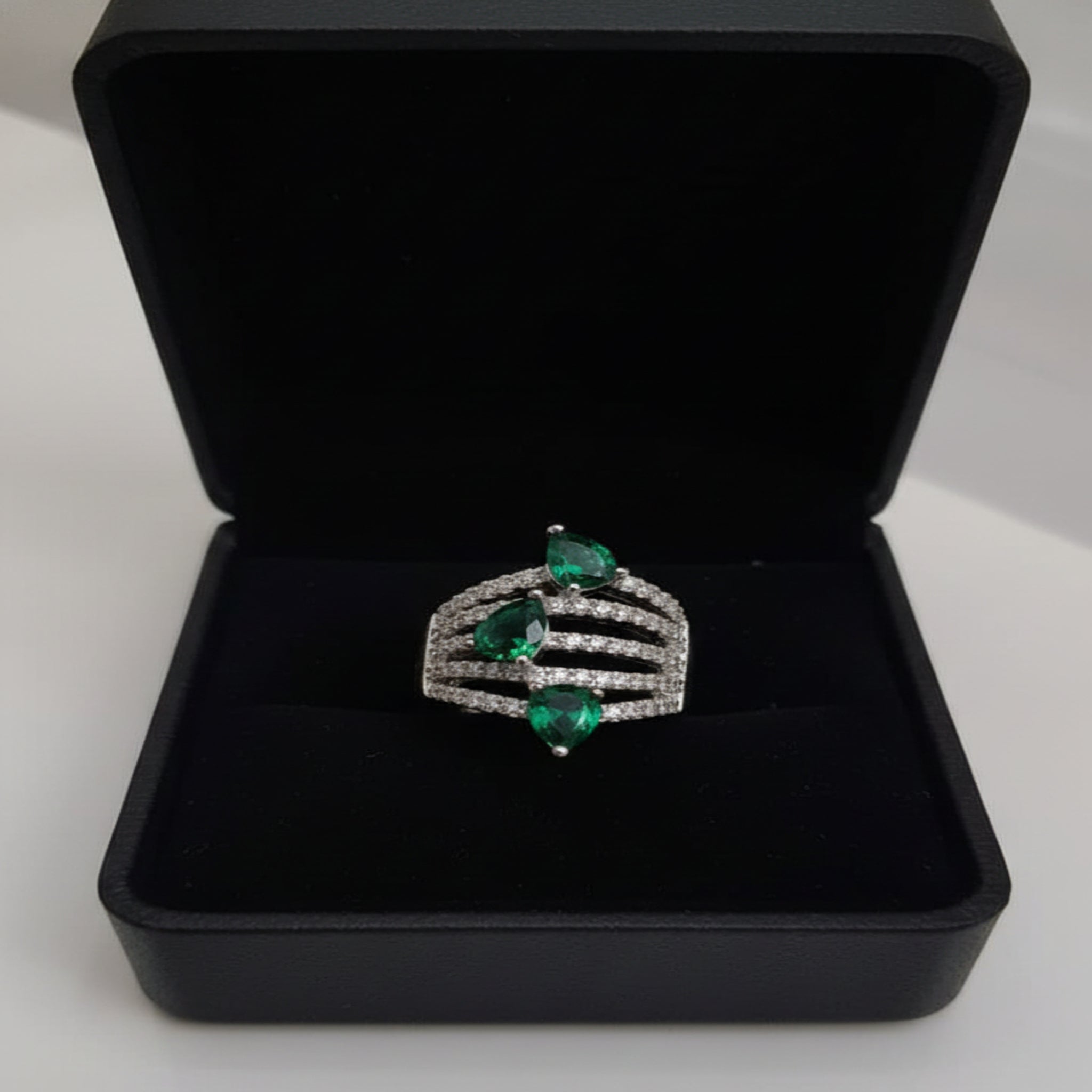 Trendy Silver Karrat Ring (FSR165)