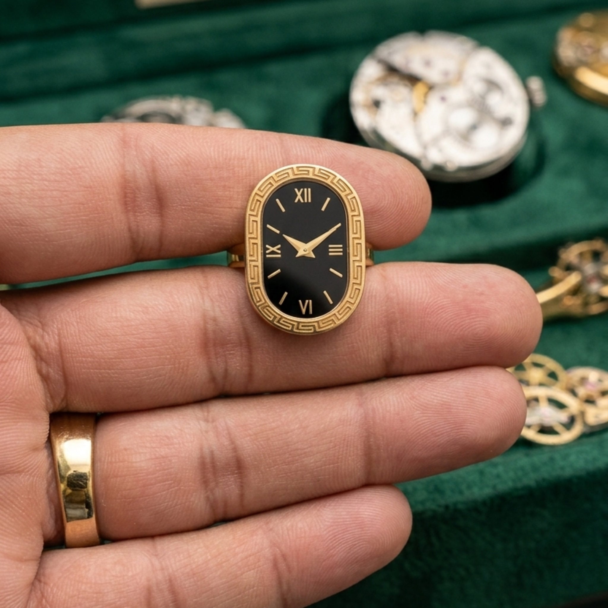 Vintage Watch Ring for Women (FSR198)