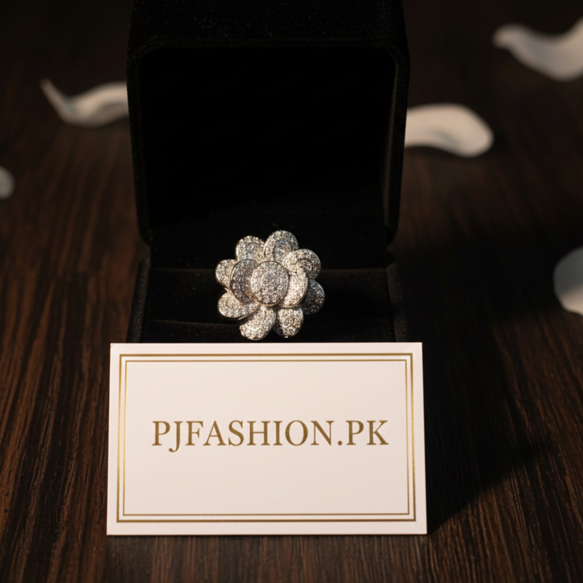 Golden Infinity Swirl Ring (FSR175)