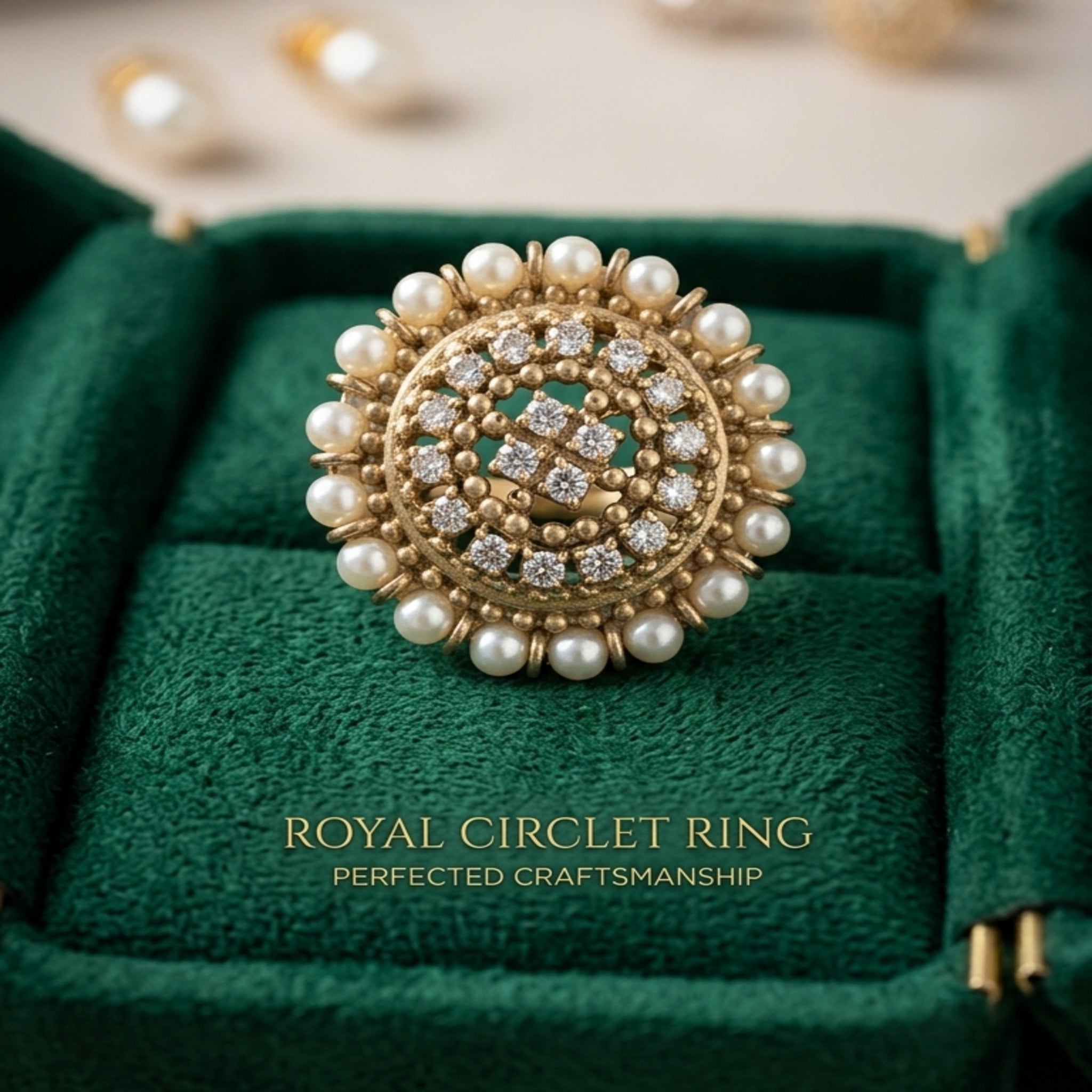 Royal Pearl Circlet Ring (FSR196)