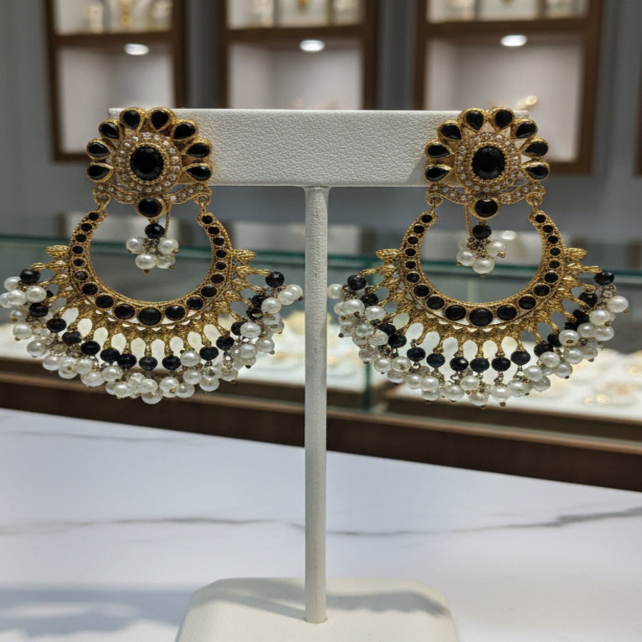 Artistic 3D Floral Statement Earrings (FSE231)