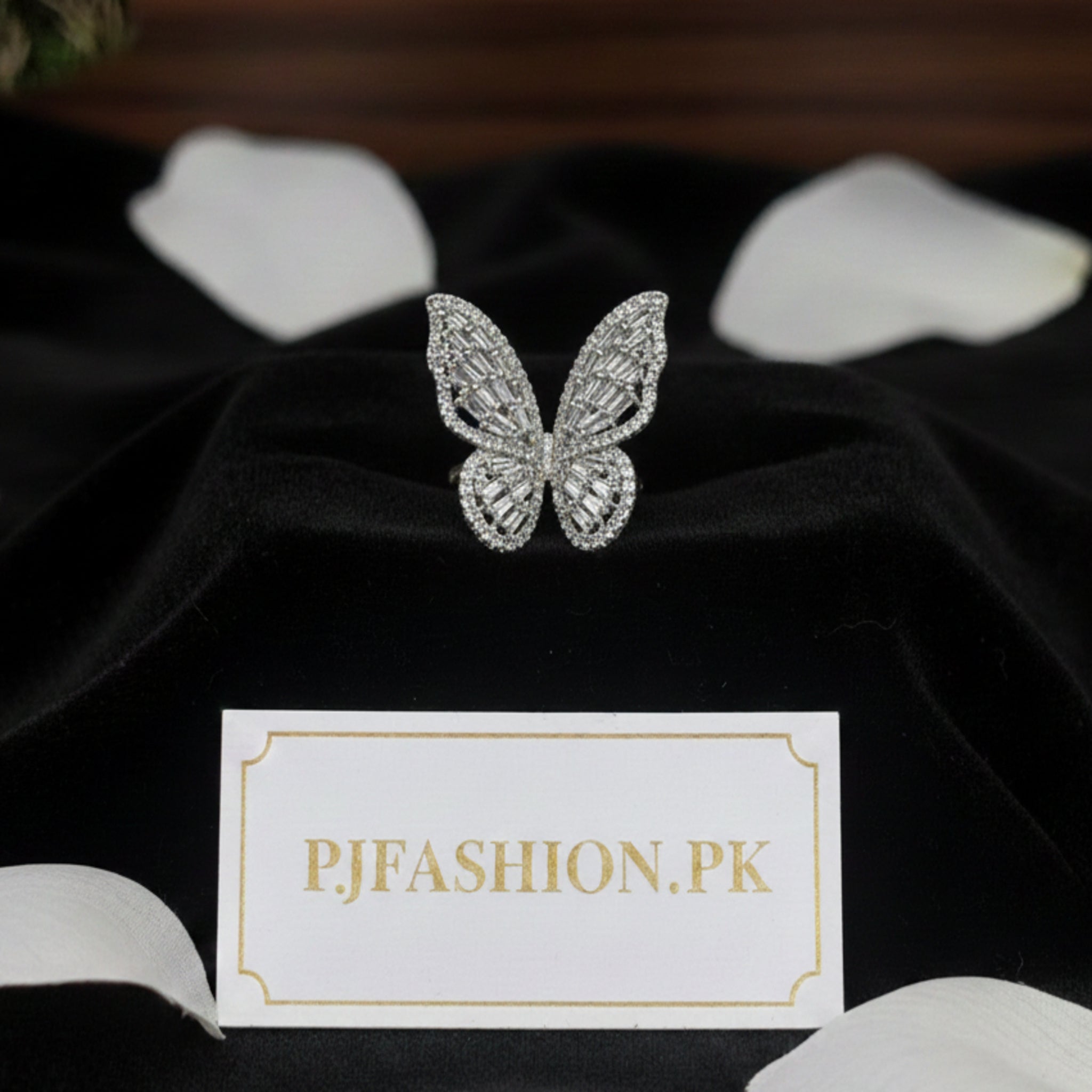 Enchanted Butterfly Zirconia Ring (FSR179)