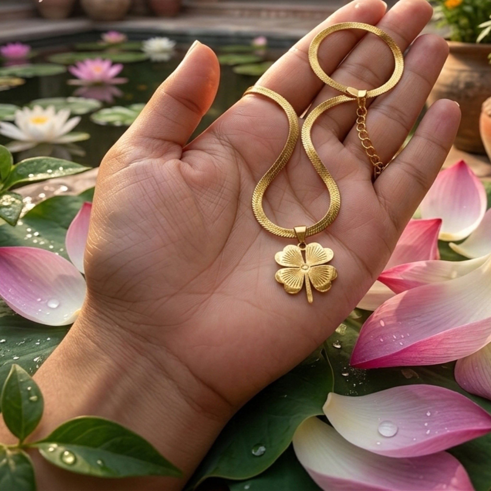 Four-Leaf Clover Pendant (FDL79)