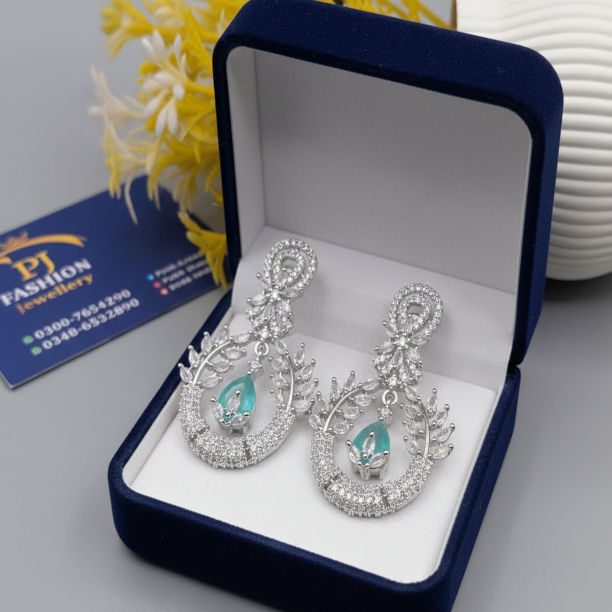 Decent Fancy AD Ear Rings (FSE187)