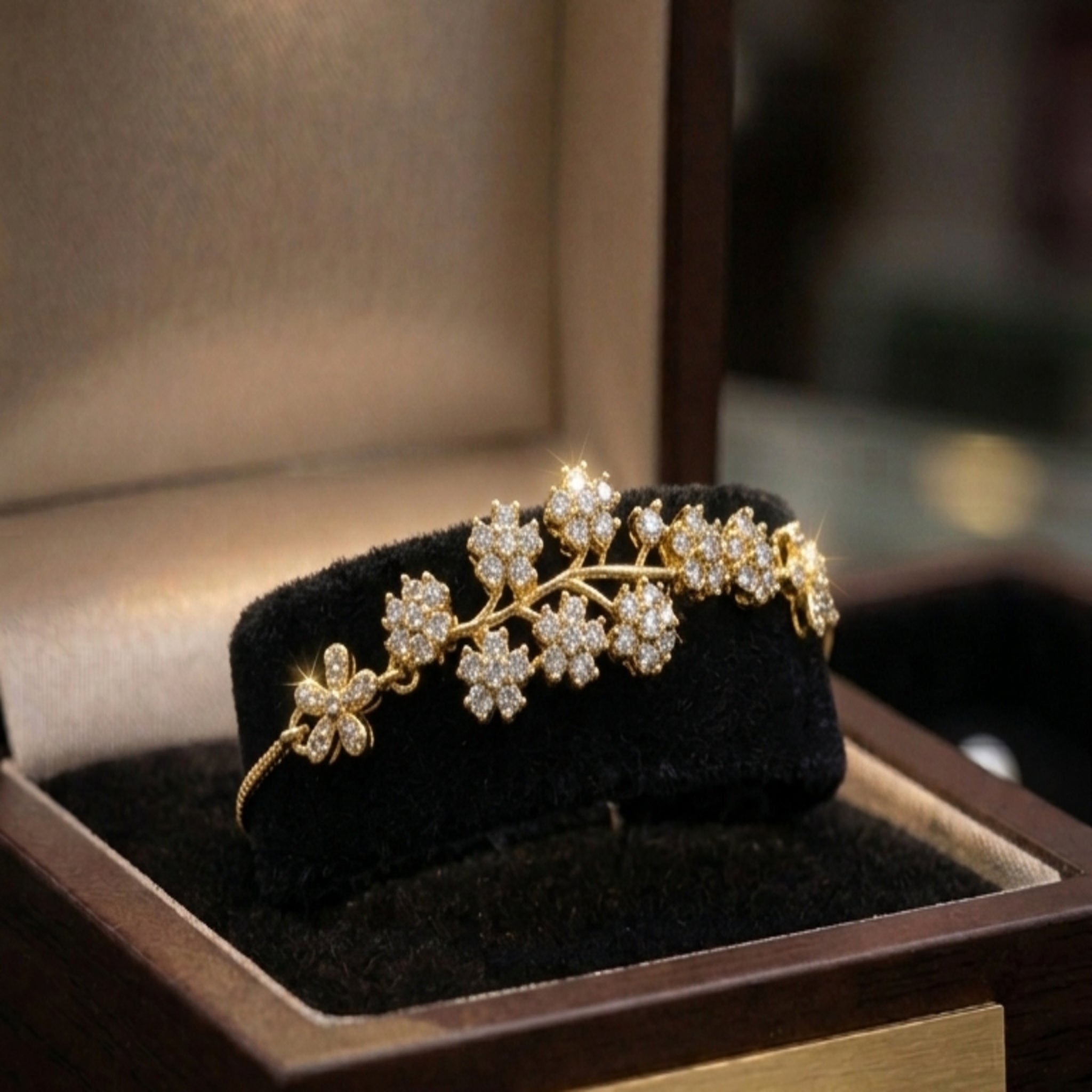 Enchanted Floral Blossom Bracelet