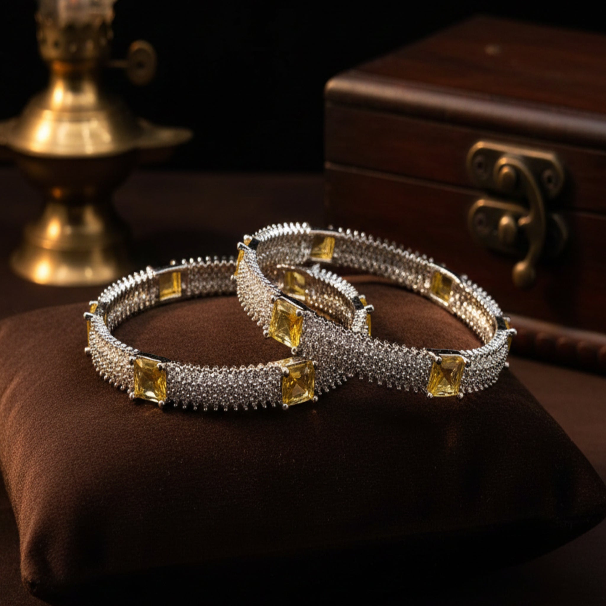 AD Diamond Bangles (FSAB43)