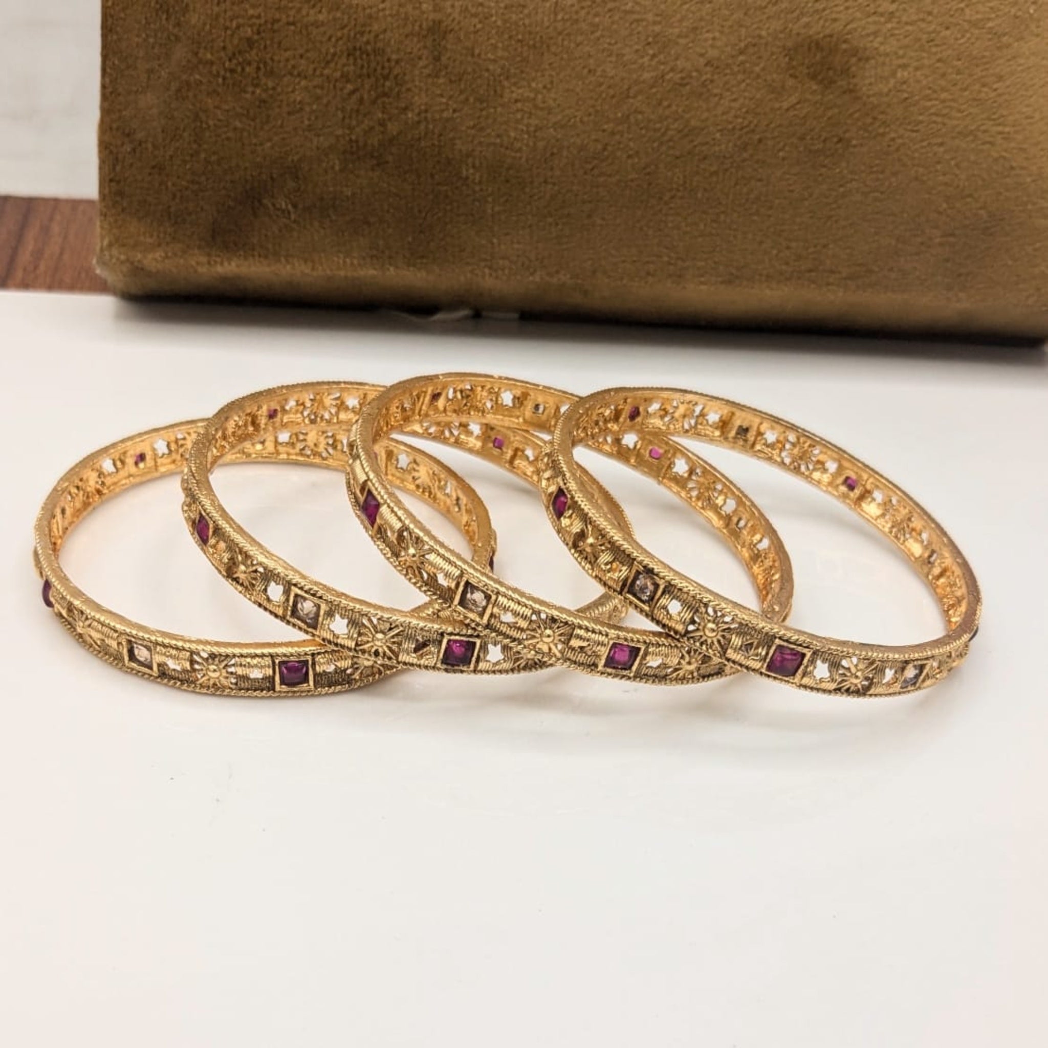 Rajwari Bangle 4 Pc Set (FSRB94)