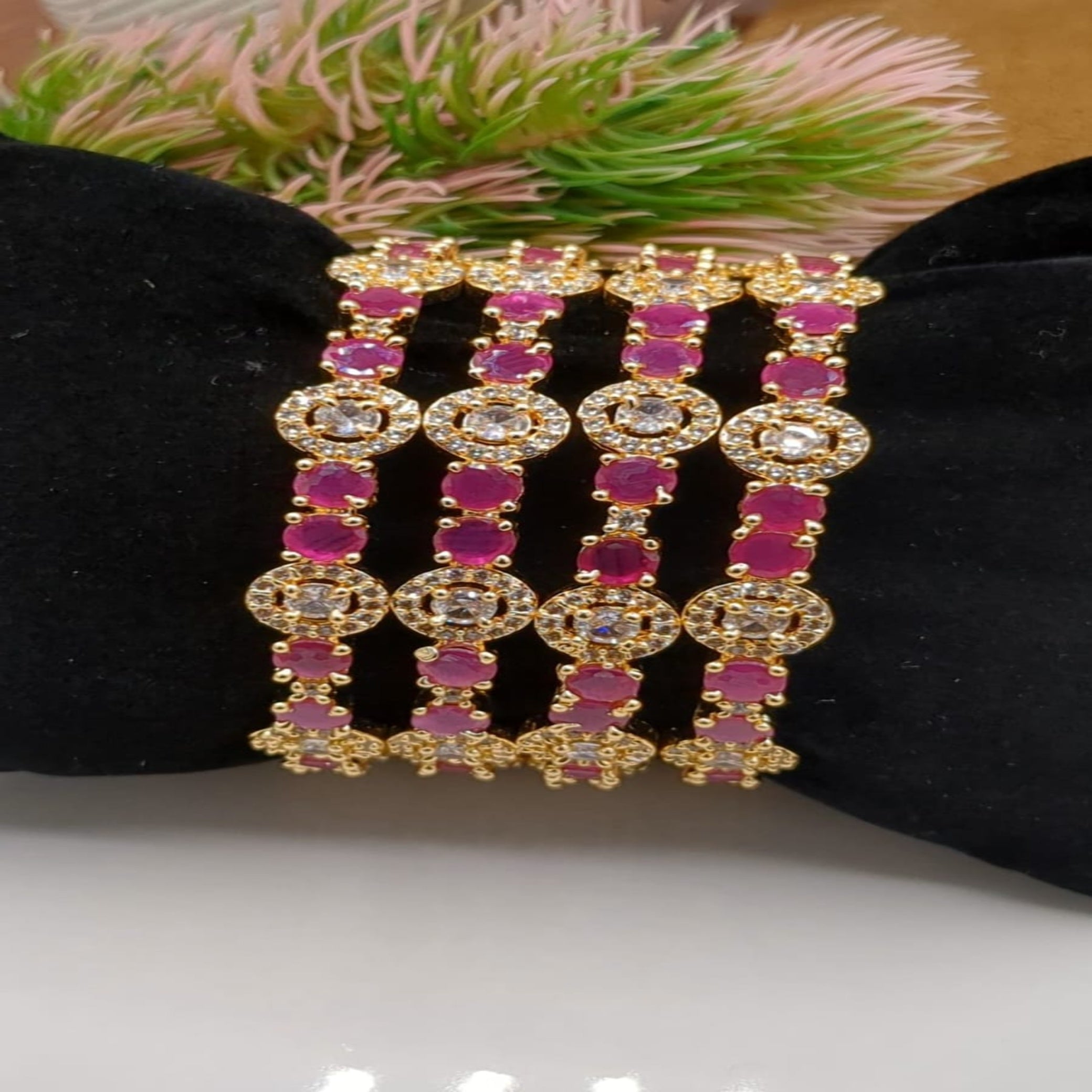 AD Diamond Karrat Bangles (FSAB48)