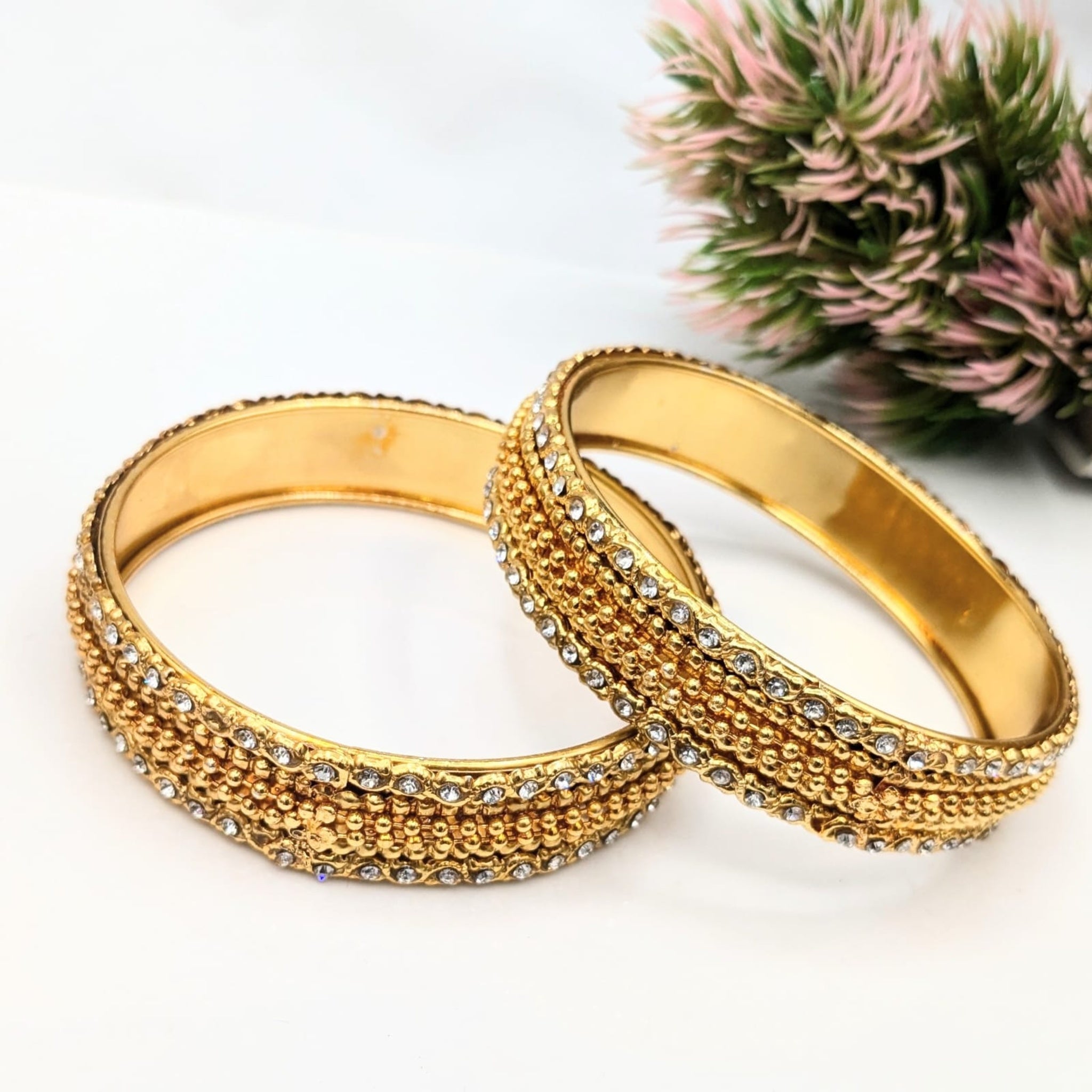 Antique Polish Metal Kara Pair (FSKB97)