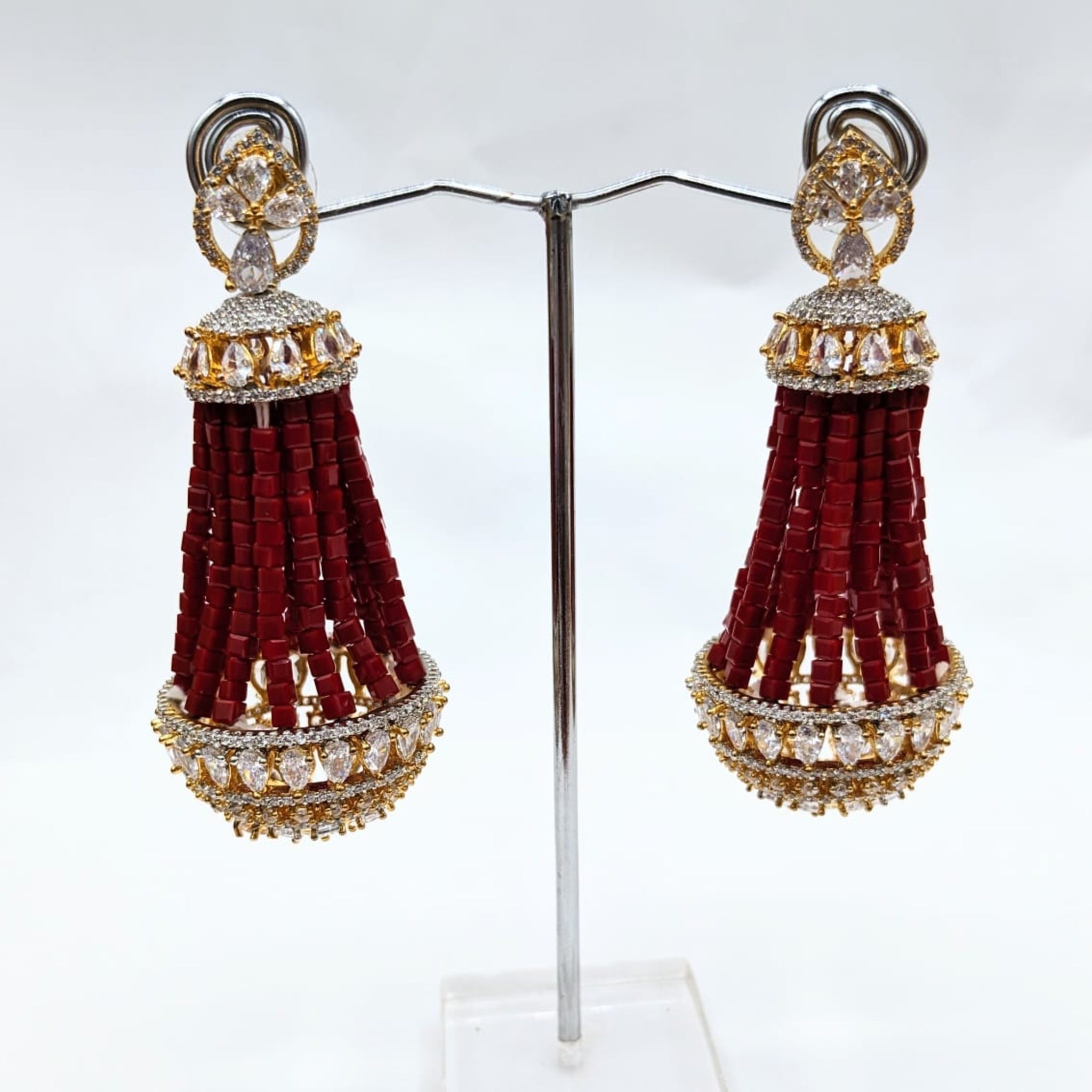 Fancy AD  Colored Pearls Ear Rings (FSE29)