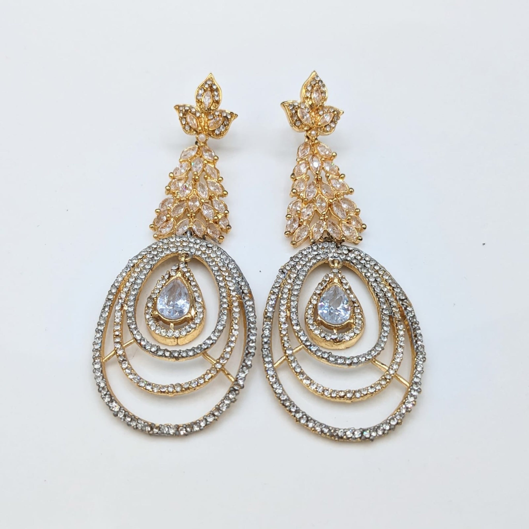 Decent Fancy Look AD Ear Rings (FSE39)