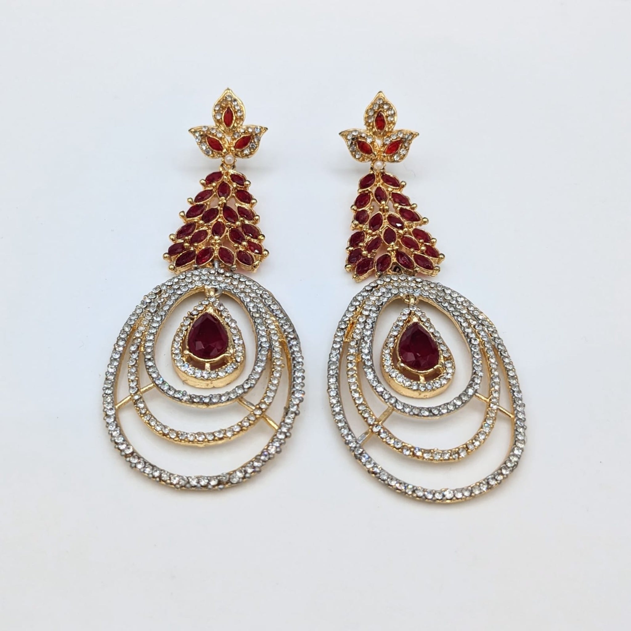 Decent Fancy Look AD Ear Rings (FSE39)
