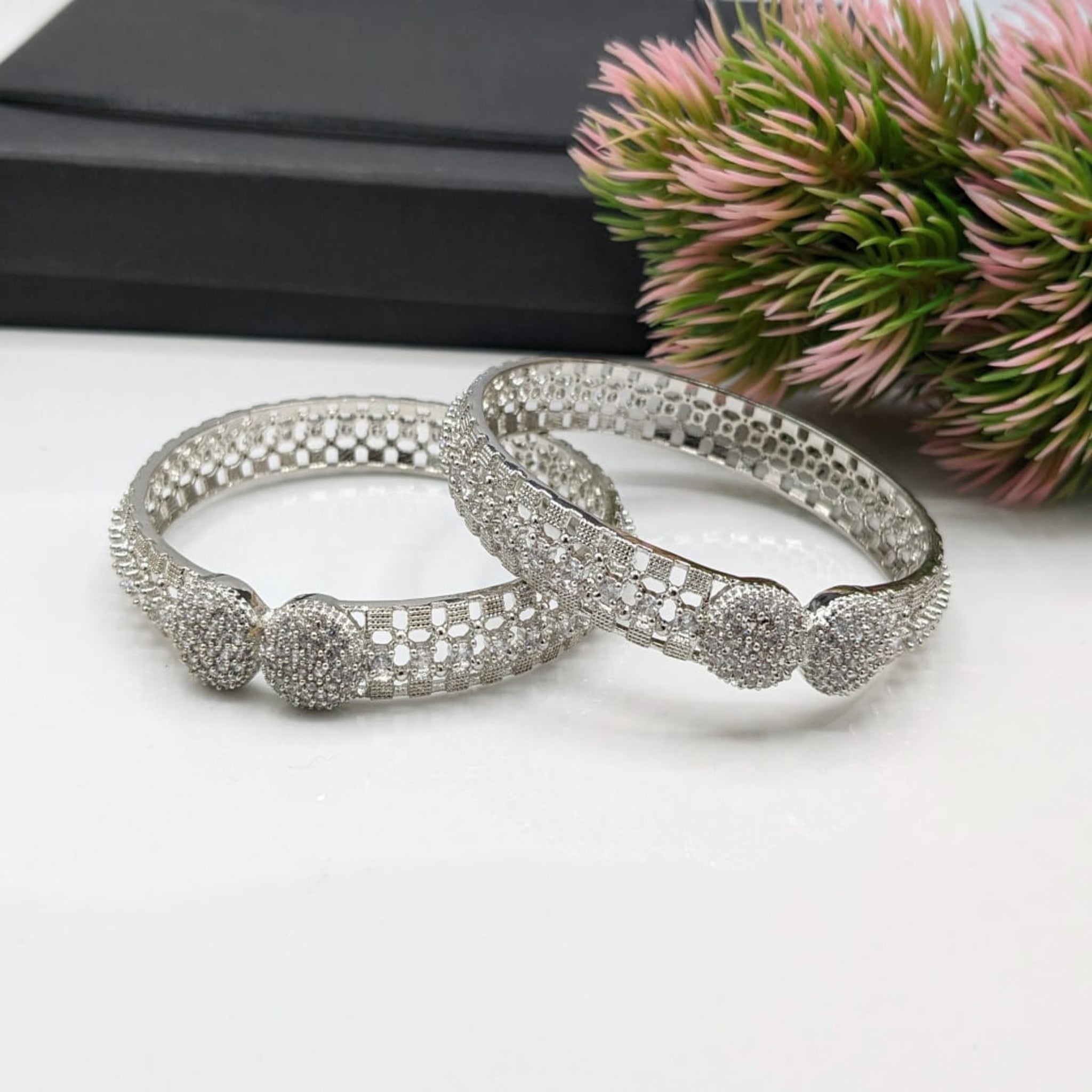 Silver Karrat Kara Bangle (FSAB45)