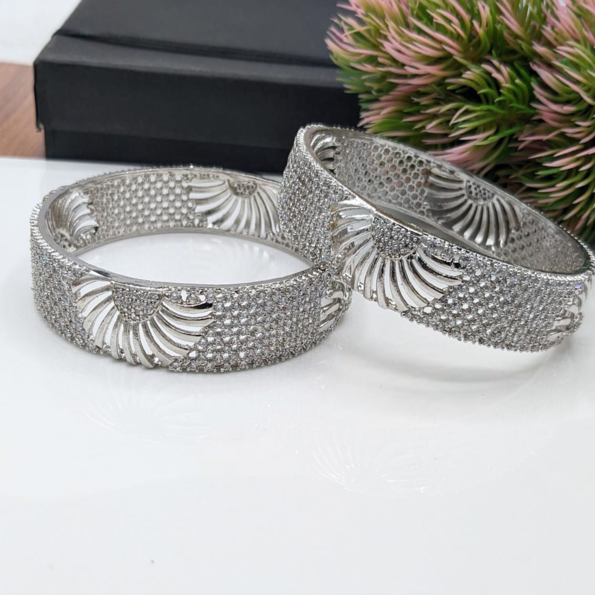 Fancy Karrat Silver Bangle (FSAB41)