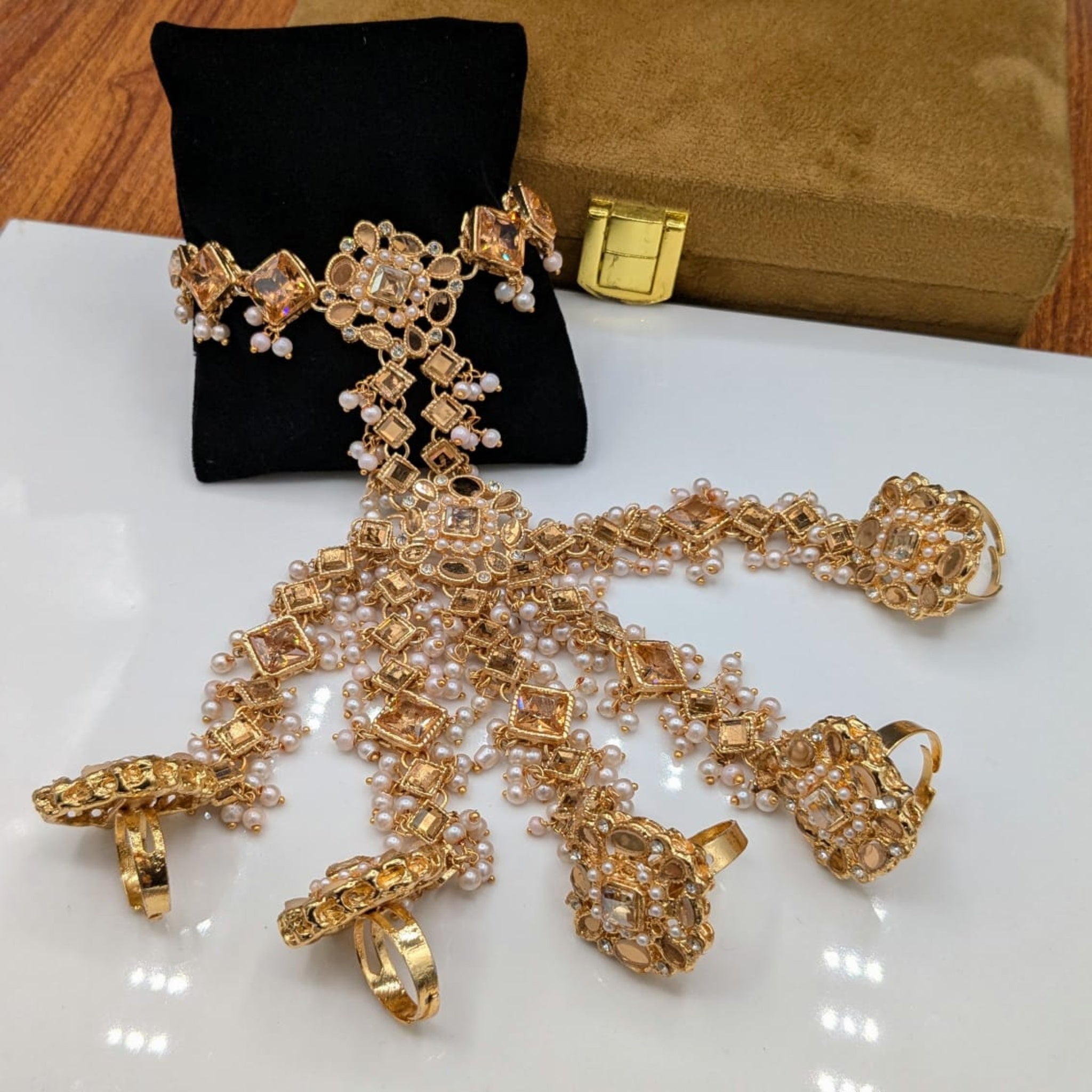 Panjagla Kundan Bracelets