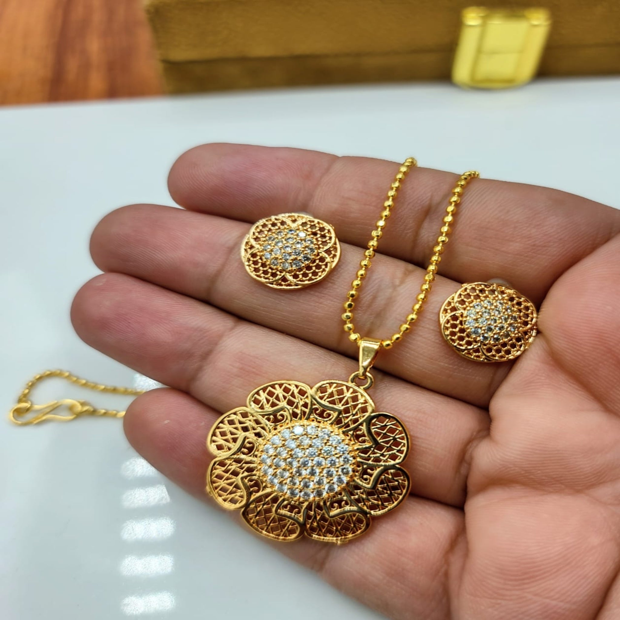 Flower Locket Set (FDL54)