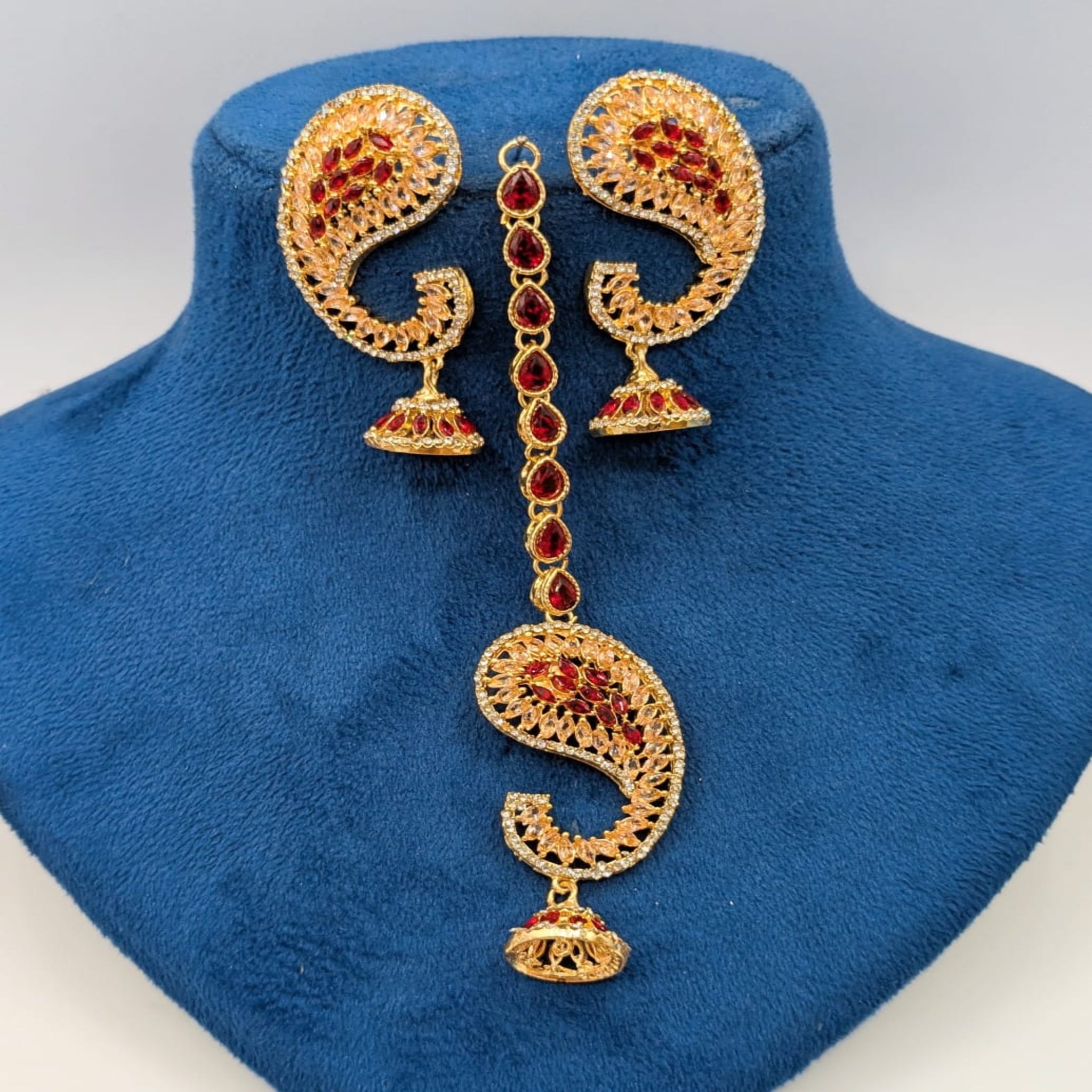 Delicate Zircon Bindi Ear Ring