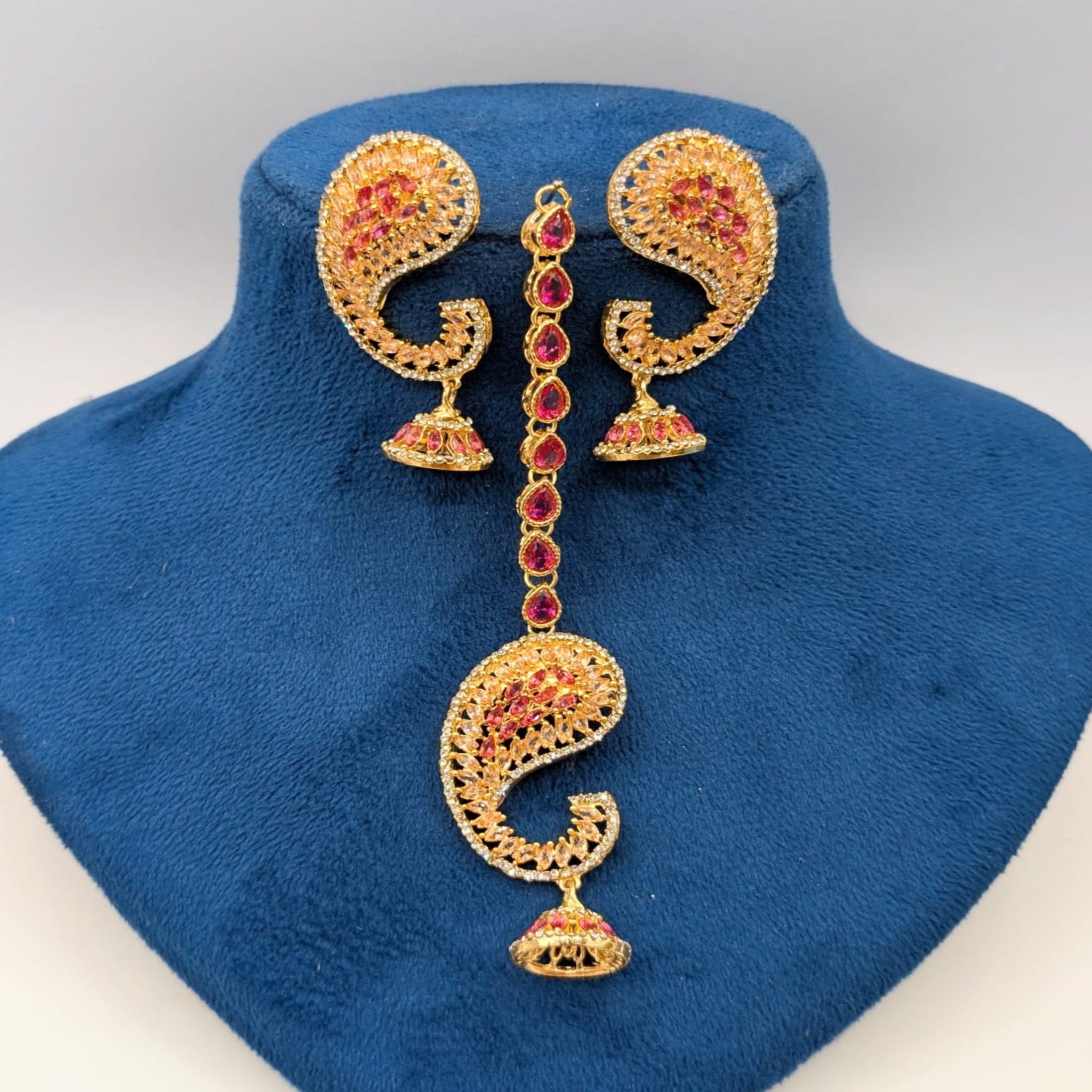 Delicate Zircon Bindi Ear Ring