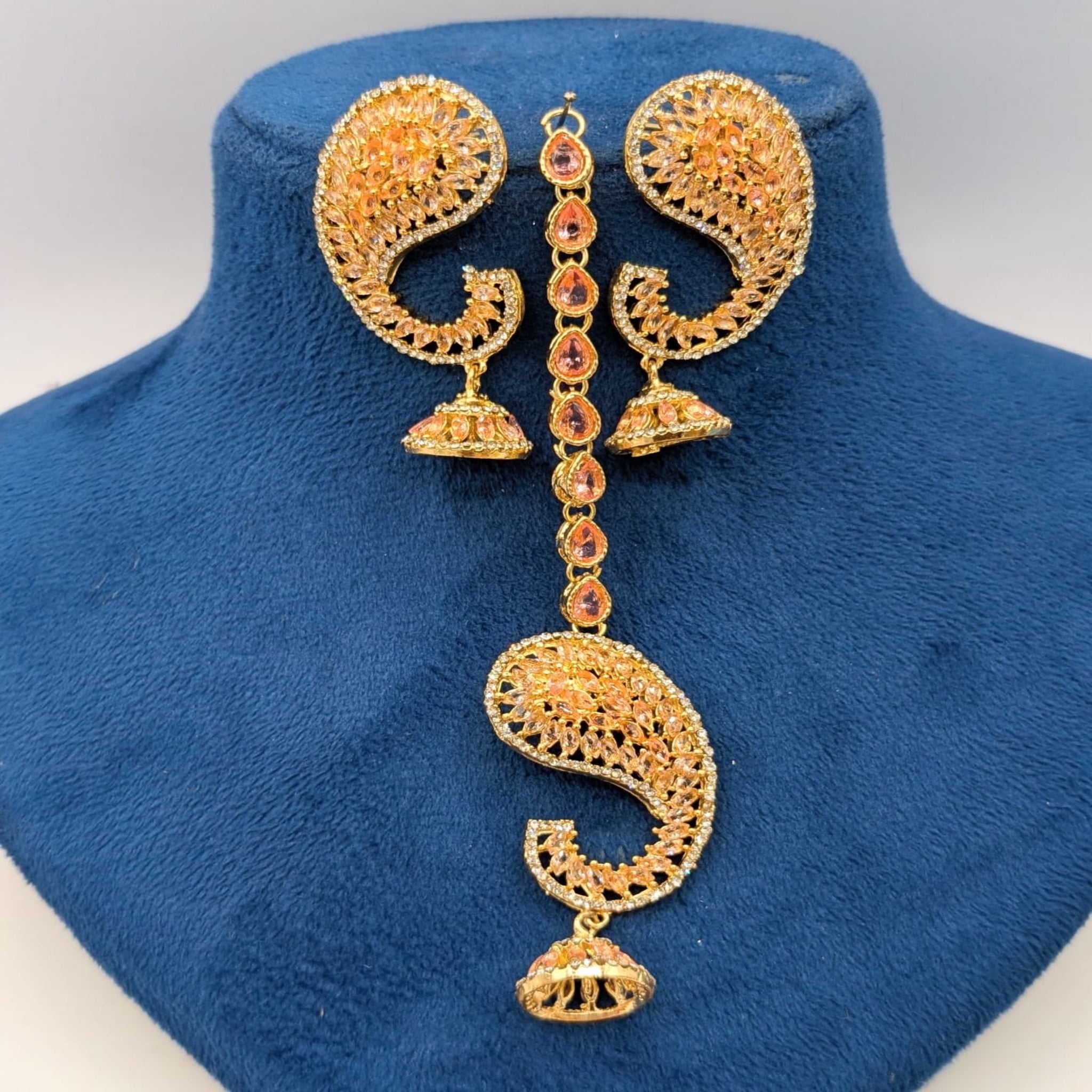 Delicate Zircon Bindi Ear Ring