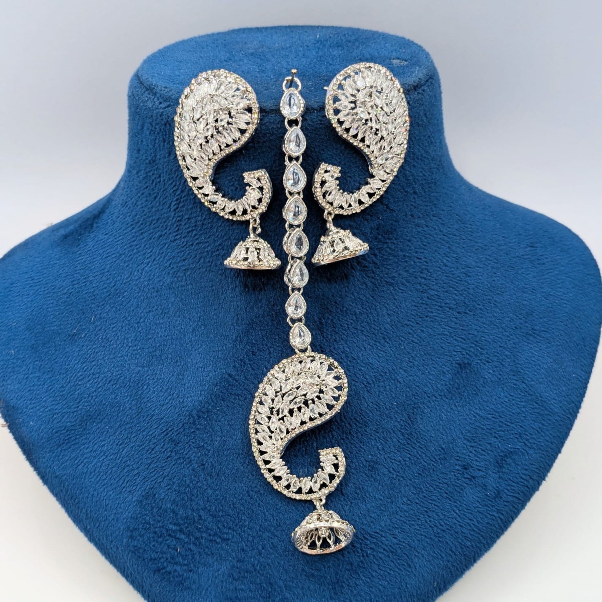 Delicate Zircon Bindi Ear Ring