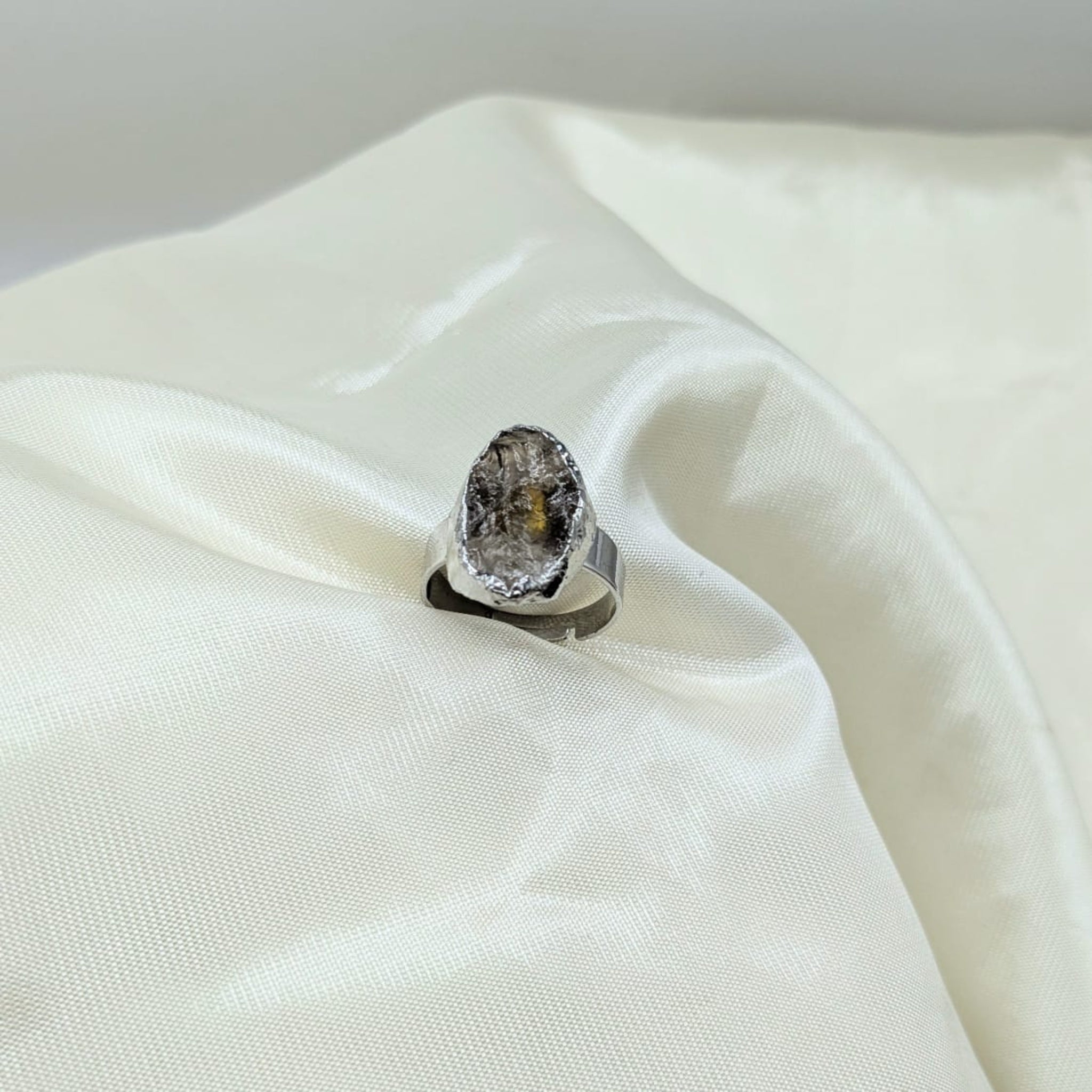 Crush Silver Adjustable Ring (FSR46)