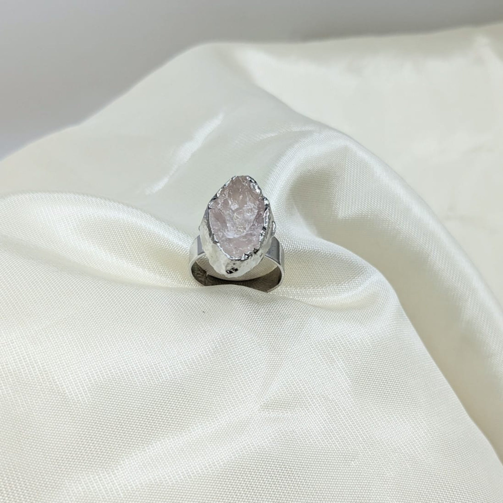 Crush Silver Adjustable Ring (FSR46)