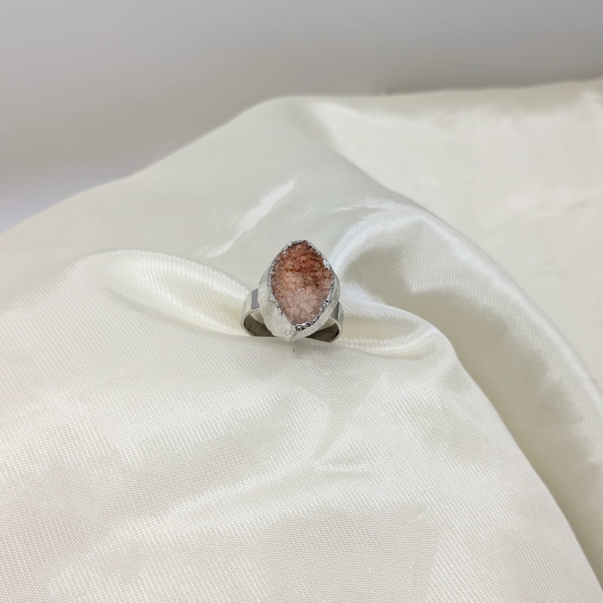 Crush Silver Adjustable Ring (FSR46)