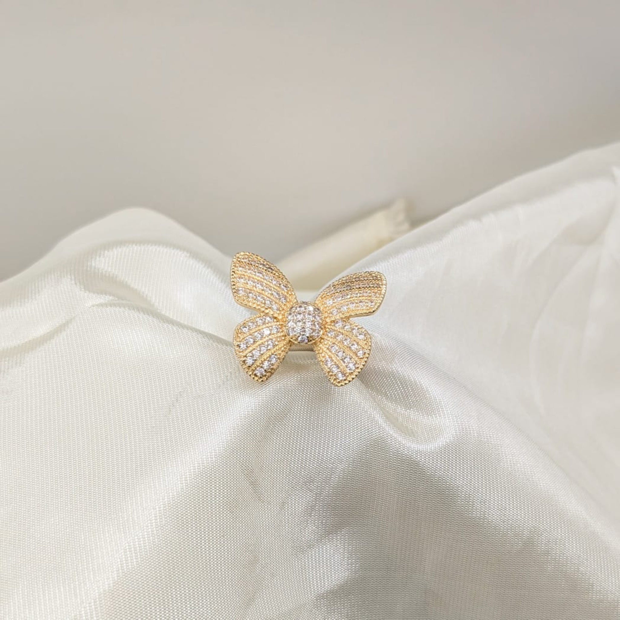 Karrat Zirconous Butterfly Ring (FSR55)