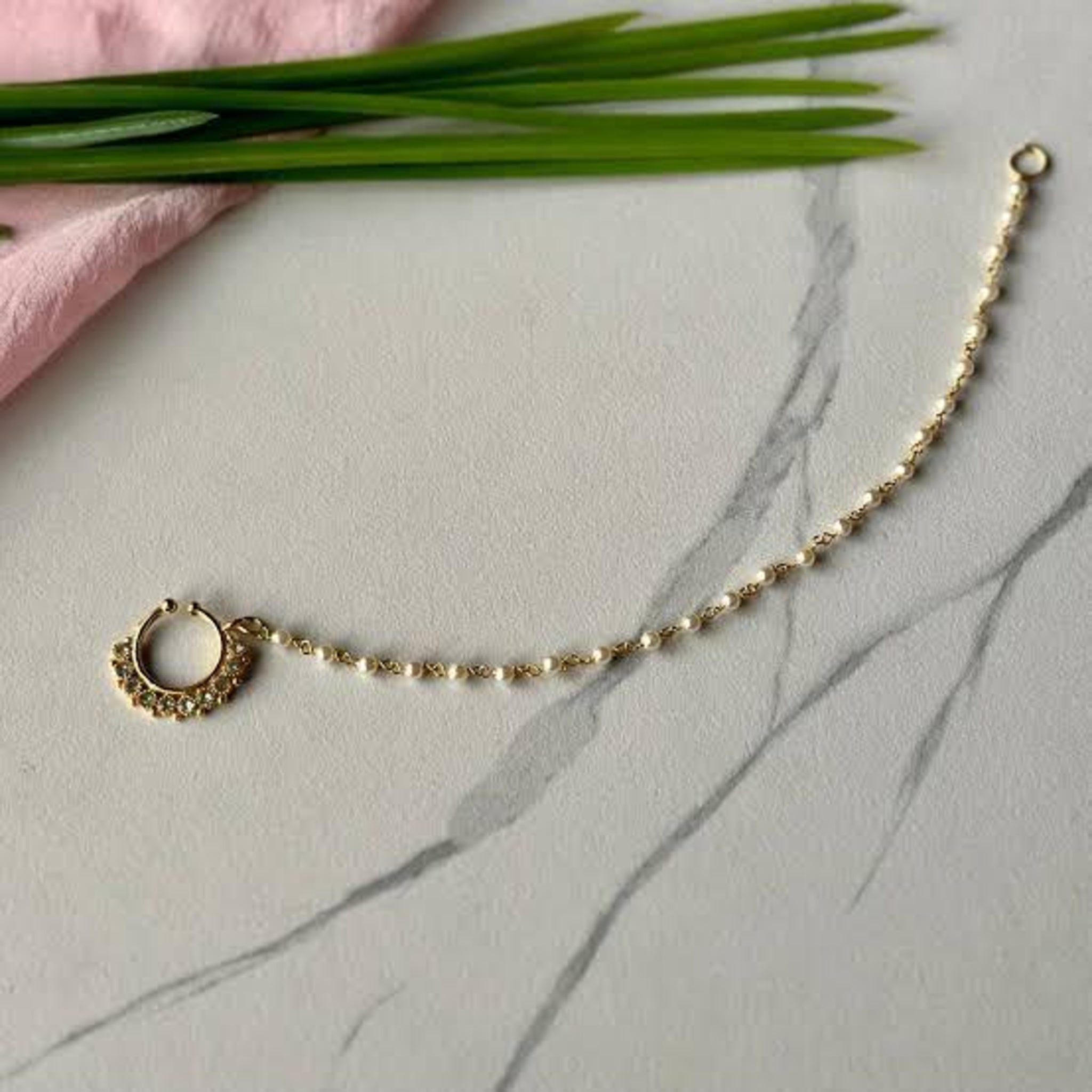 Pearls Nose Pin ( Nath )