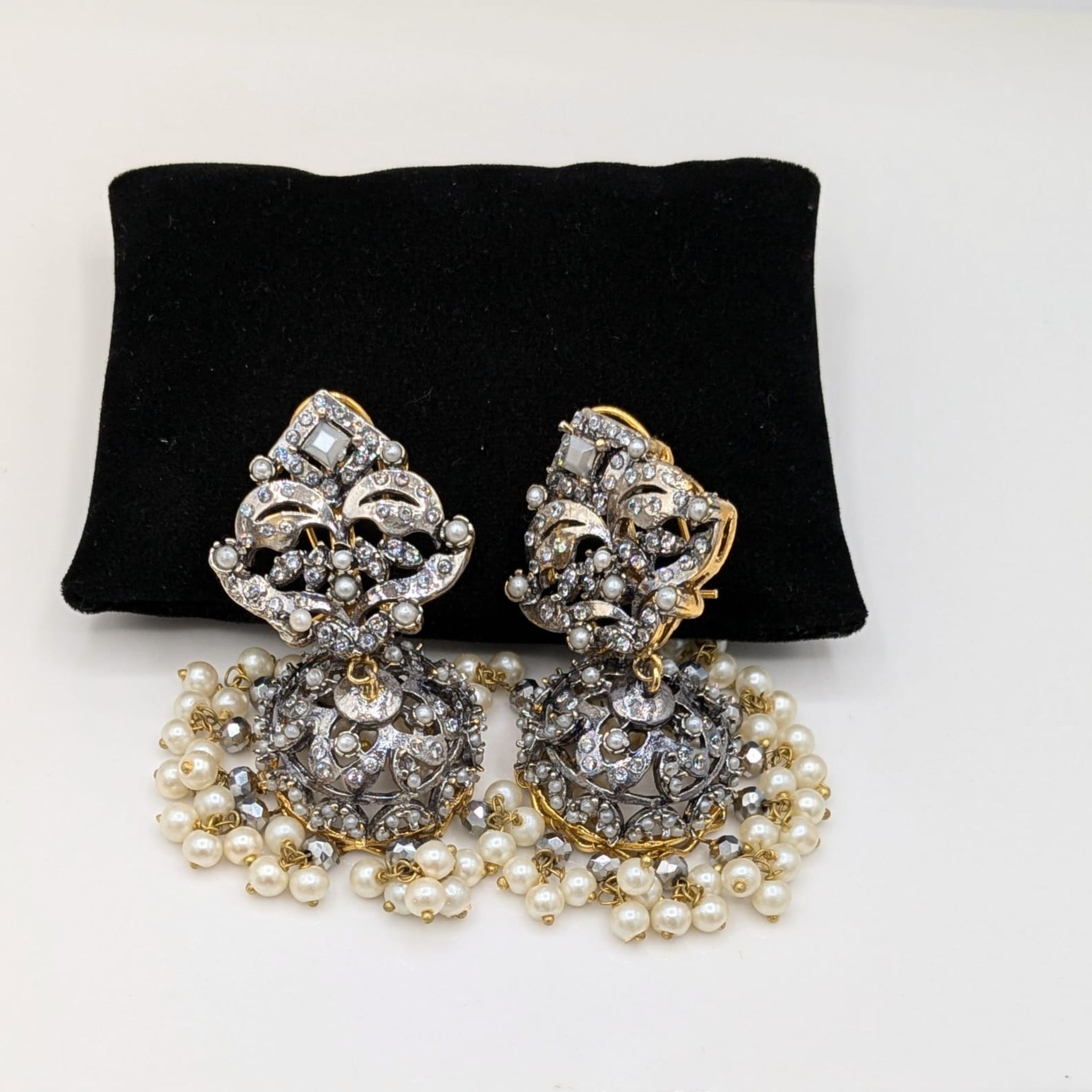 Polki Zircon Jhumka (FSE58)