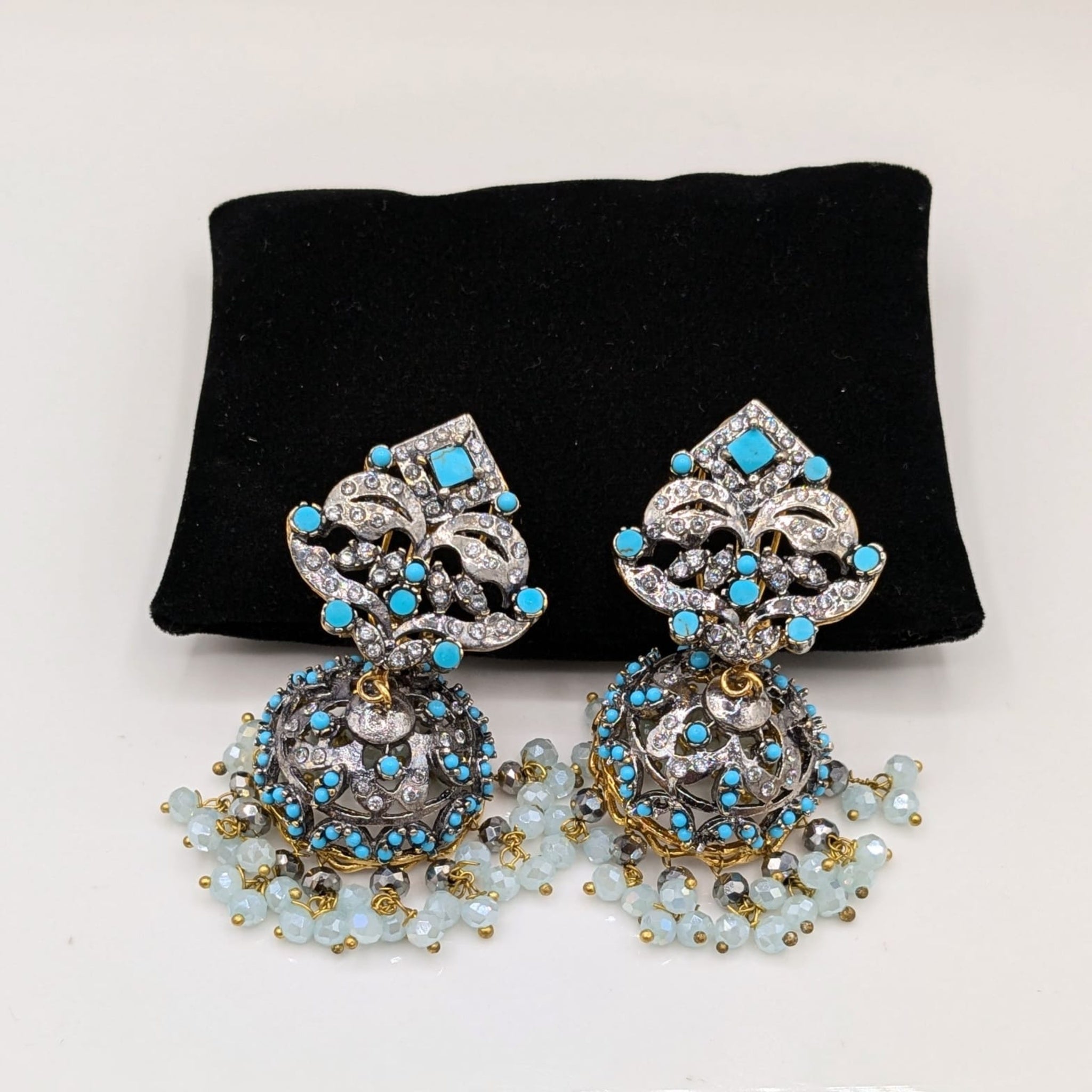 Polki Zircon Jhumka (FSE58)