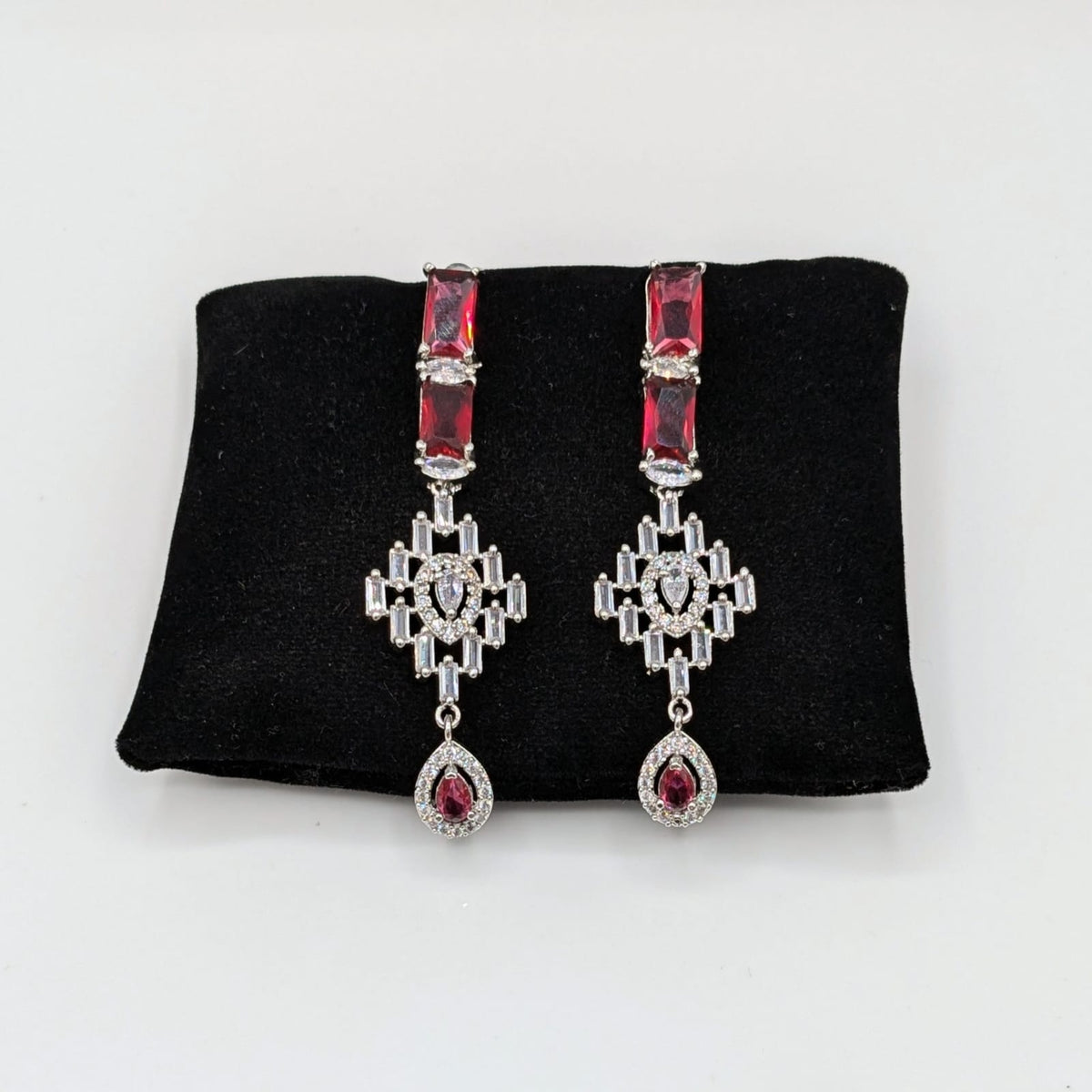 Elegant AD Zircon Ear Rings (FSE66)