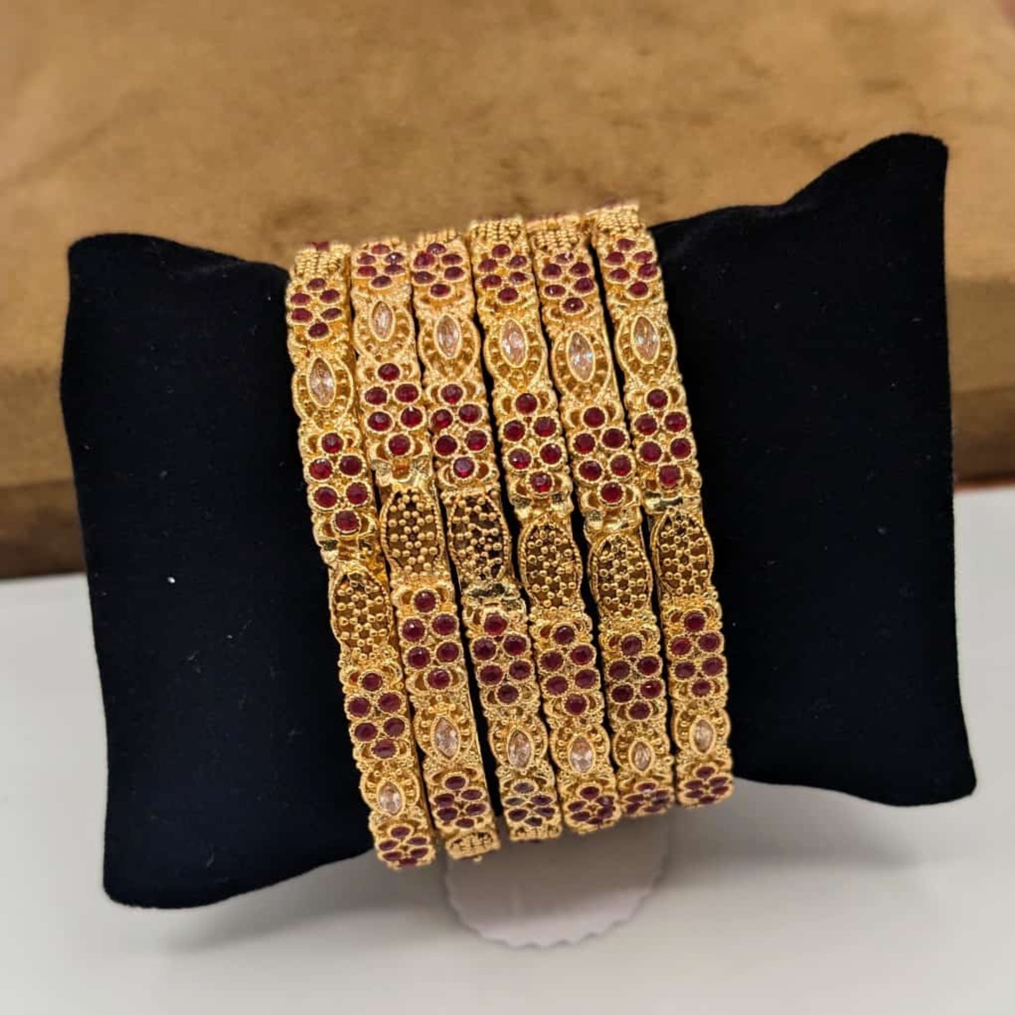 Mystical Kundan Bangles (FSB32)