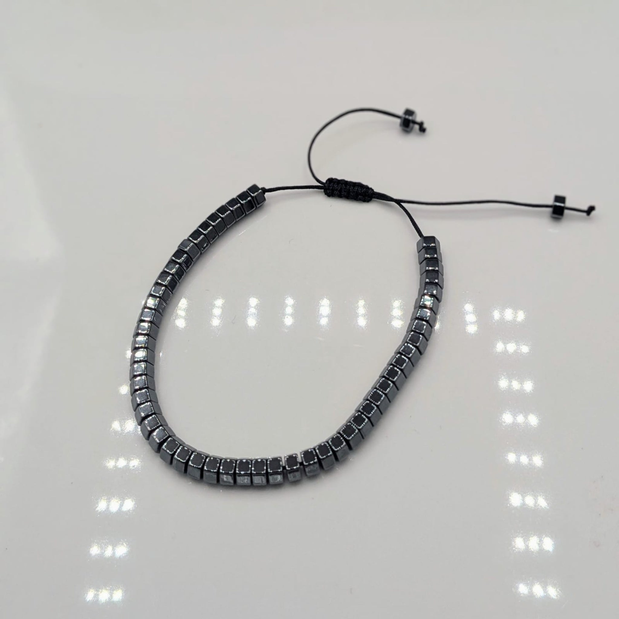 Beaded Black Up down Bracelet