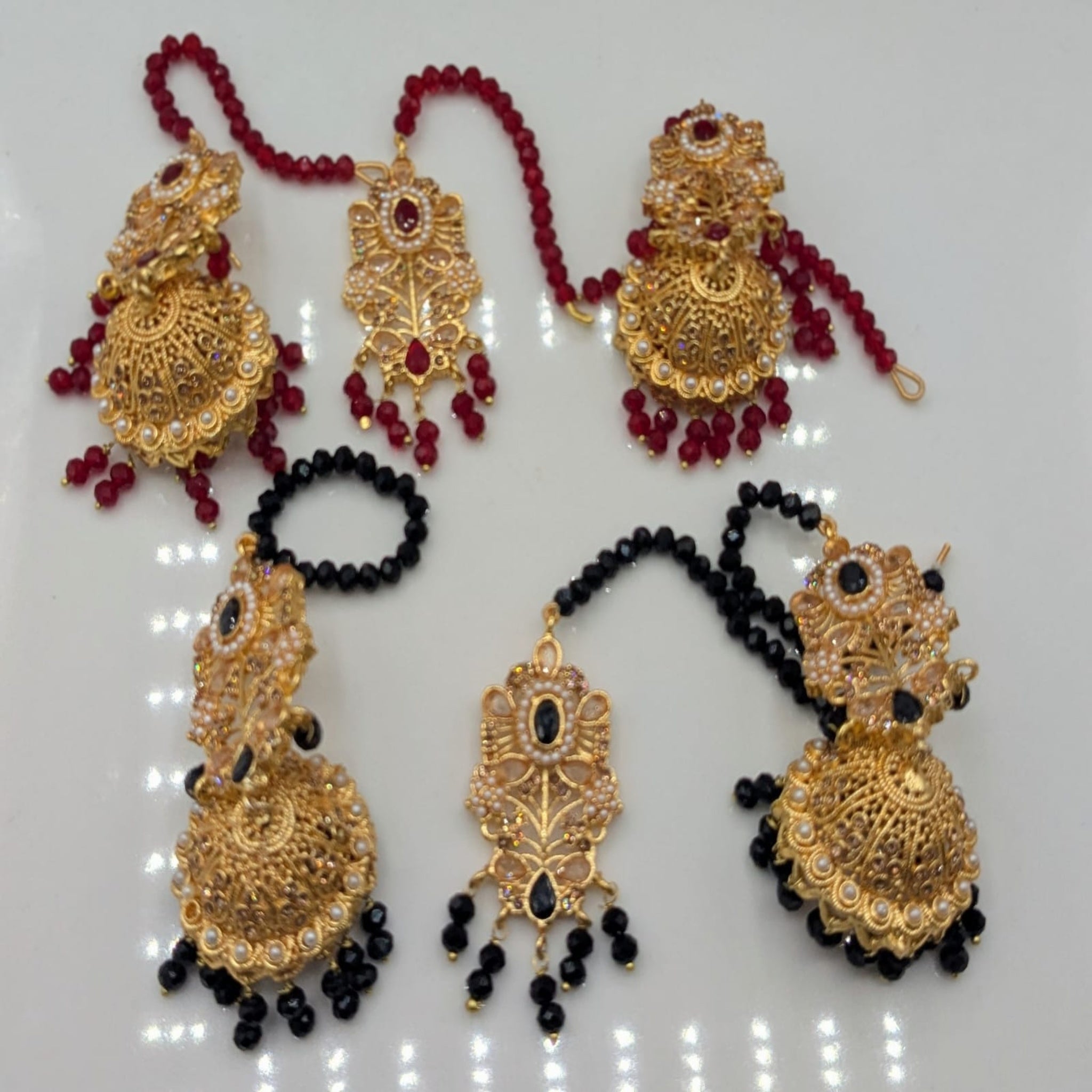 Royal Bindi Jhumka Set