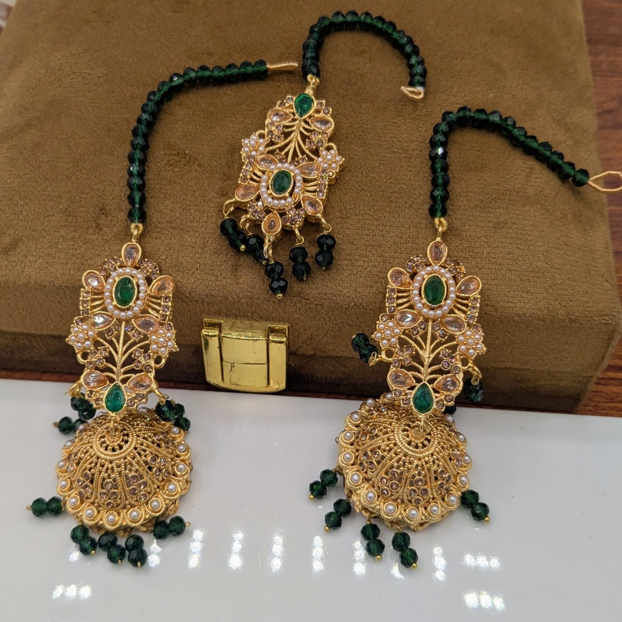 Royal Bindi Jhumka Set
