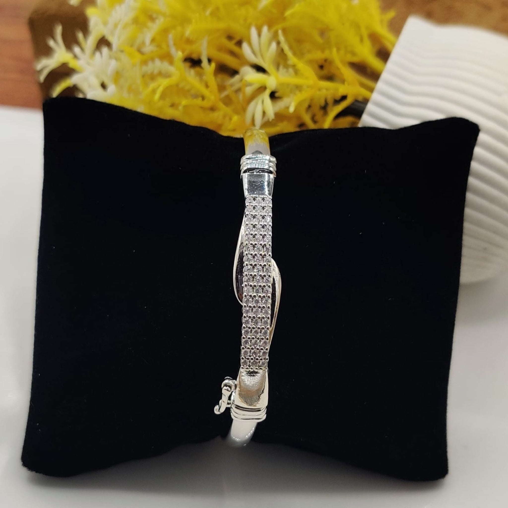 Silver Zircon Bracelet