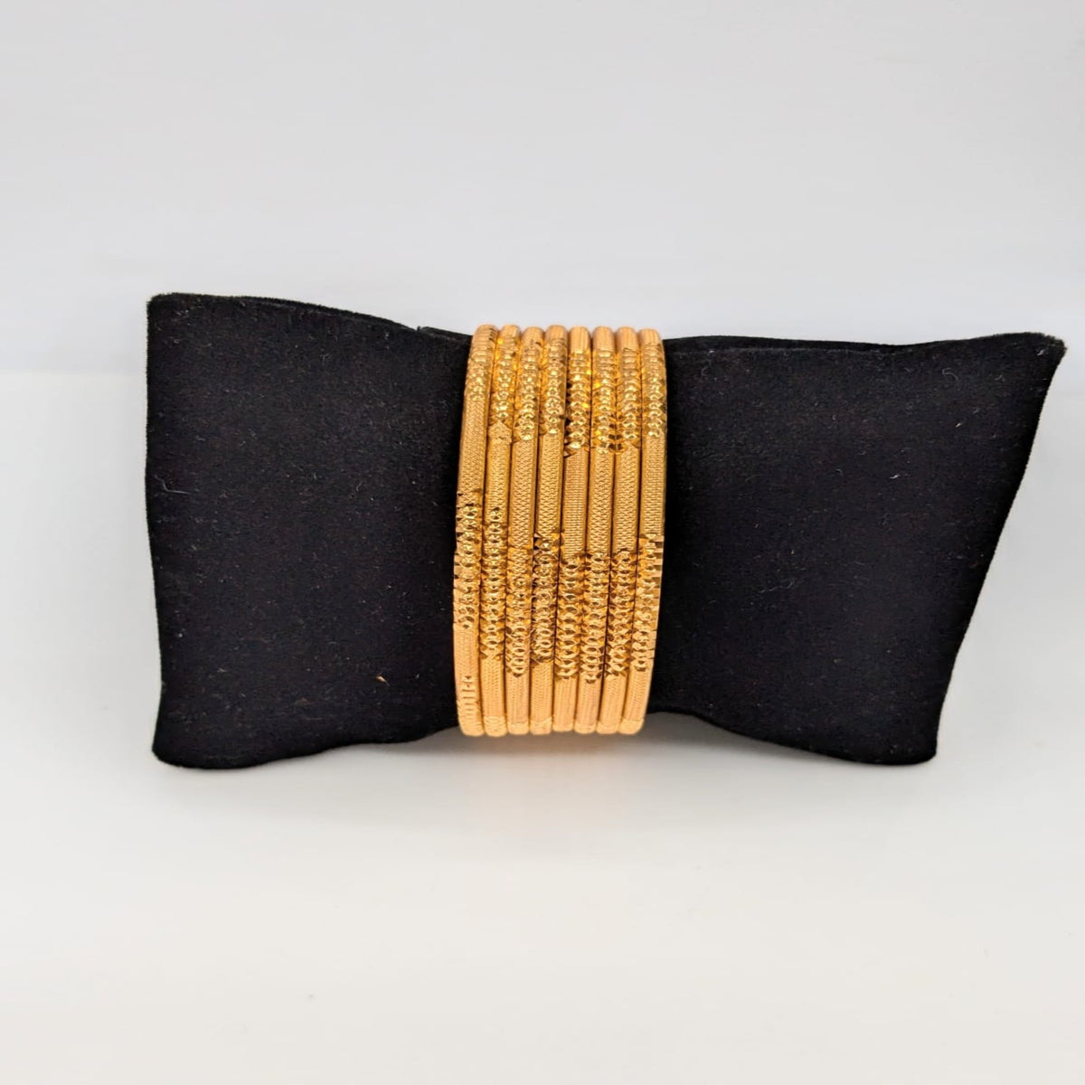 Matte GP 8 Pcs Fancy Bangles (FSB55)