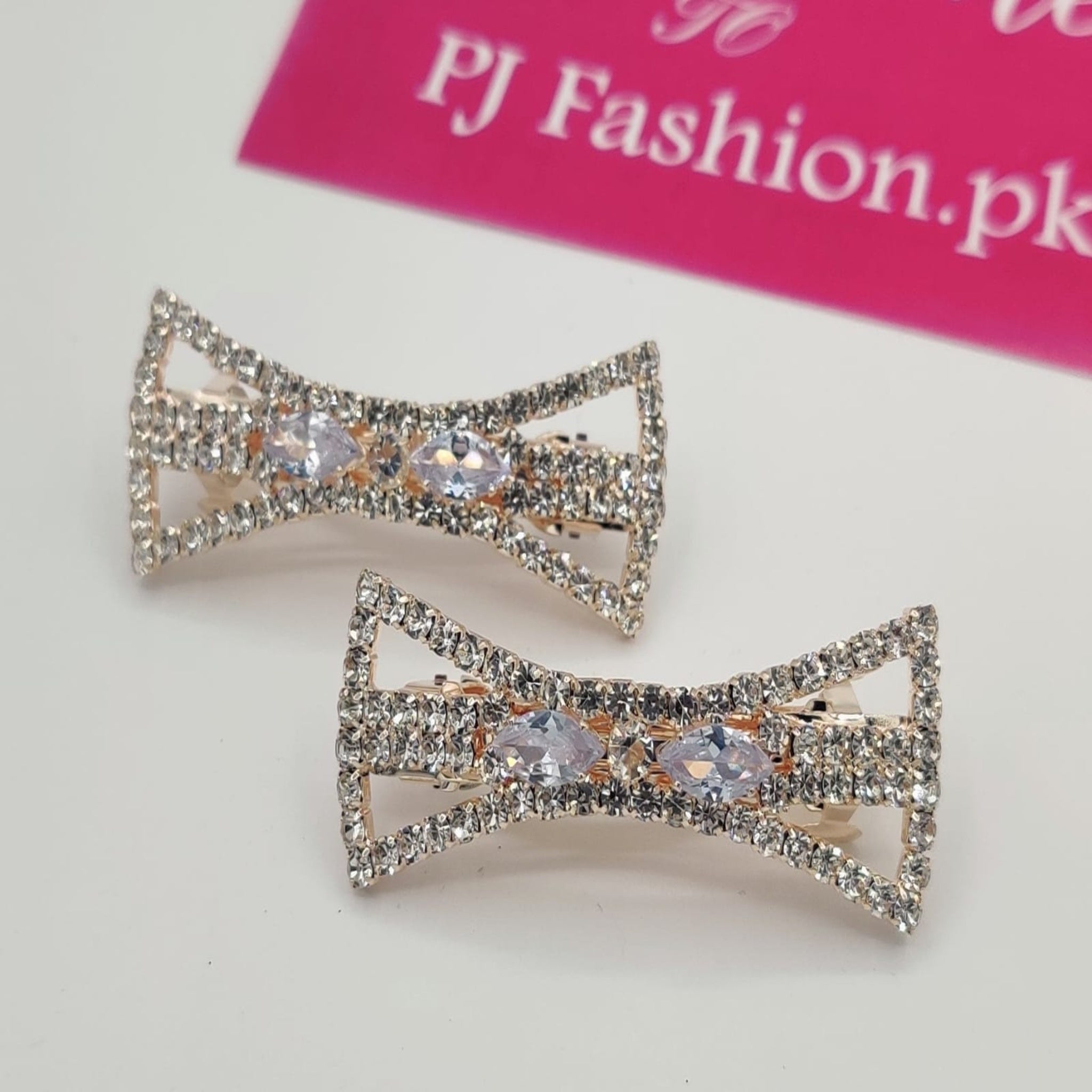 Zircon Hair Clip 2 Pc (FSH25)
