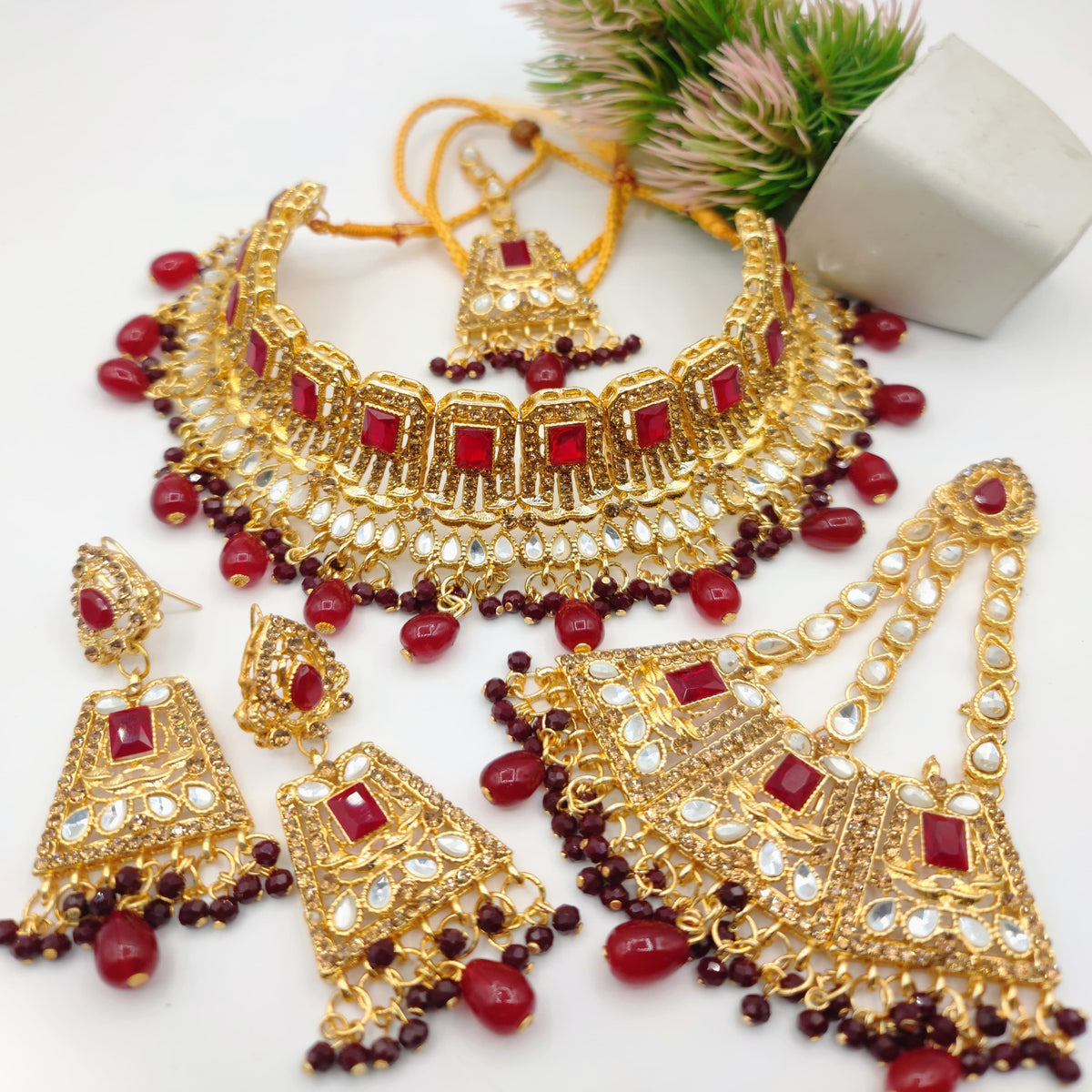 Elegant Bridal Necklace Set (FDBN33)