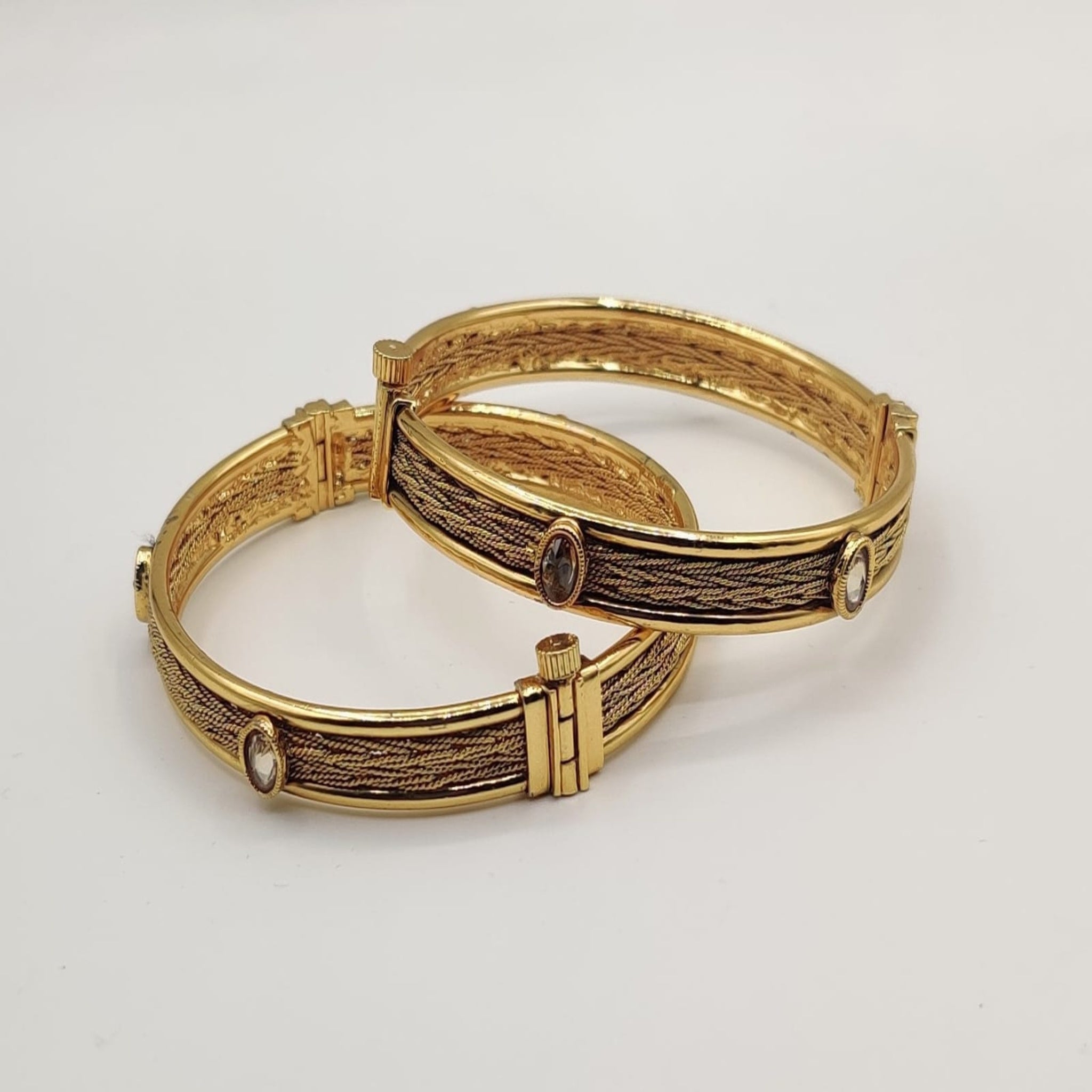 Rajwari 2 Pc Openable Kara (FSKB8)