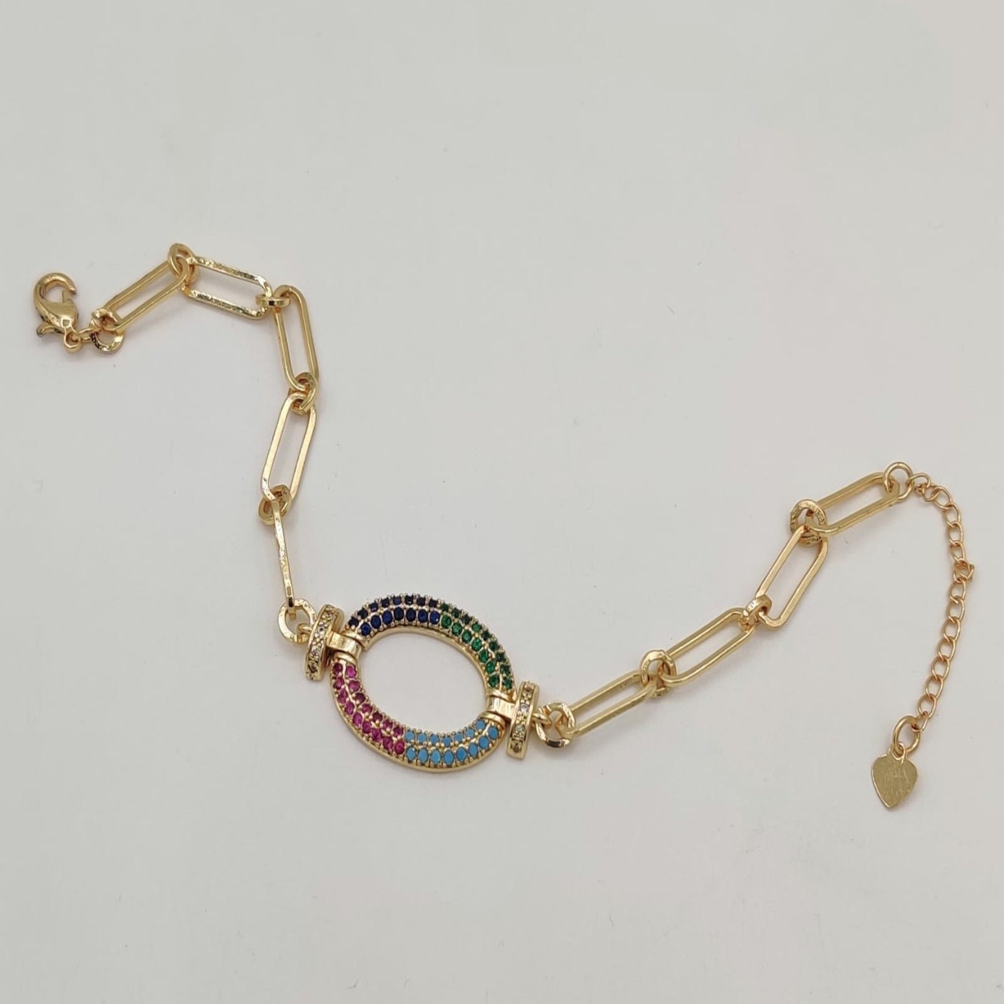 Multi Ringo Chain Bracelet